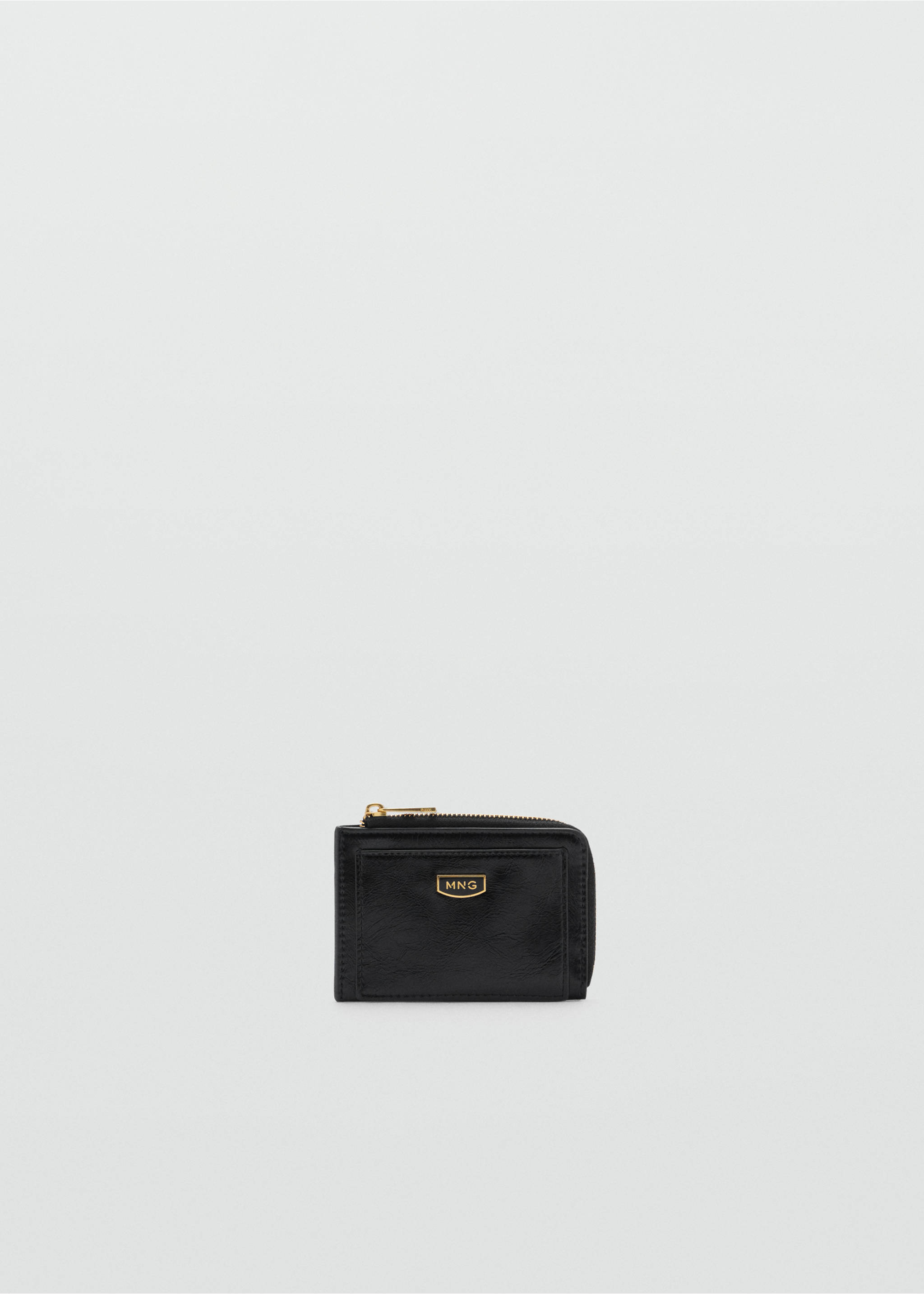 Monedero efecto piel bolsillo - Artículo sin modelo, Negro. Ref: 77067123-00.