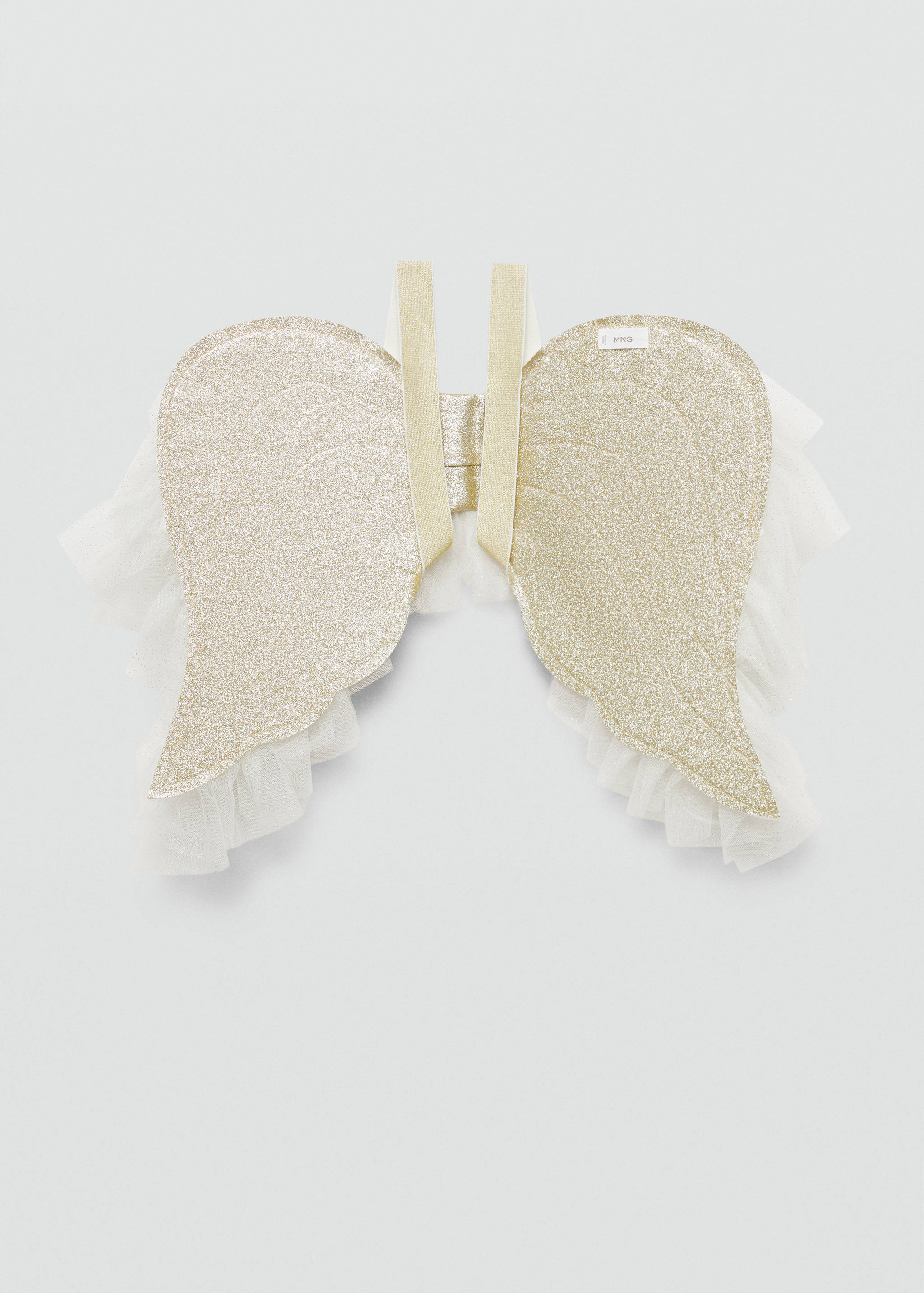 Halloween white angel wings - Medium plane