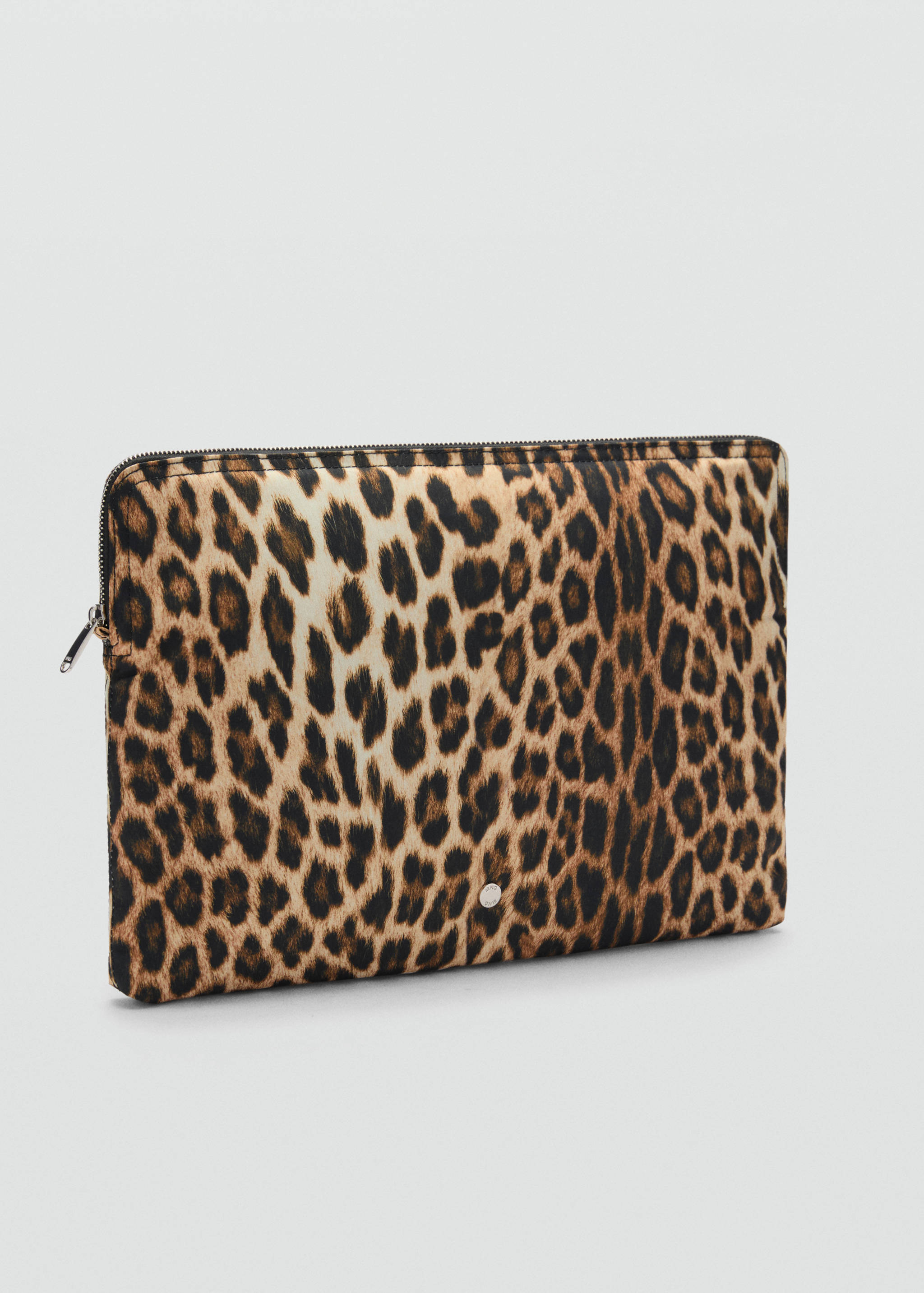 Logo nylon laptop case - Medium plane