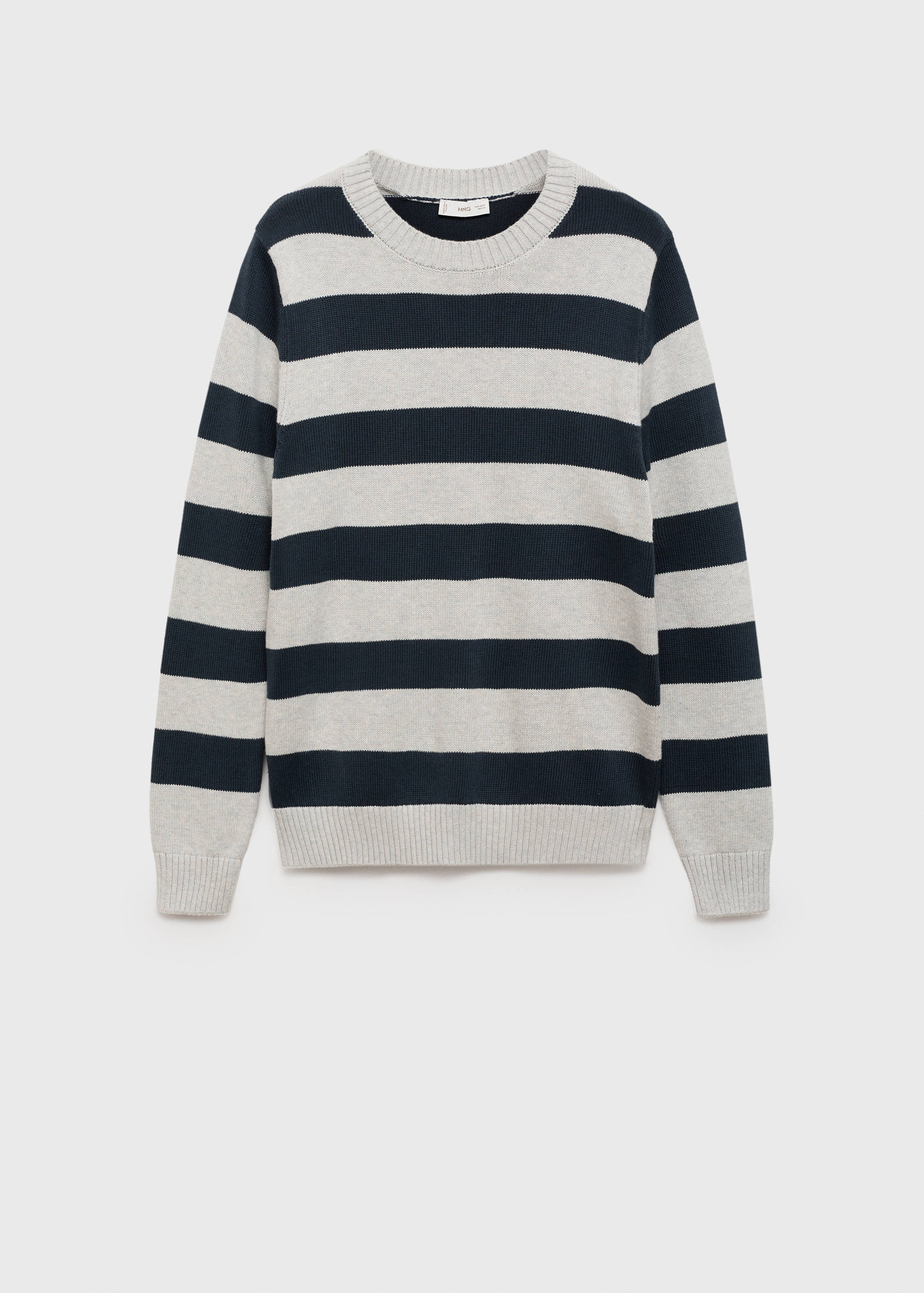 Gestreifter Strickpullover - Artikel ohne Model