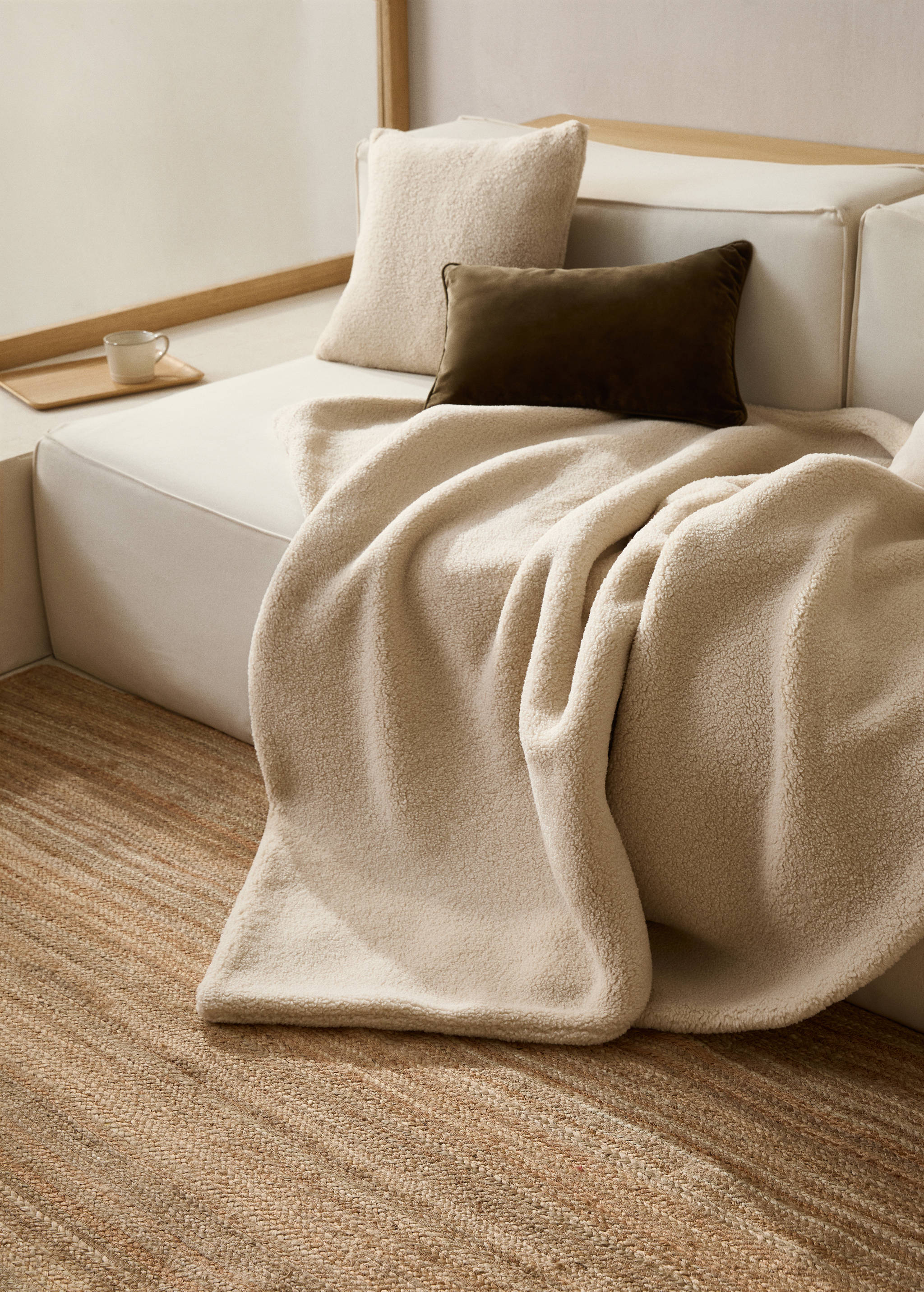 Couverture moutonnée 130x180 cm - Plan général