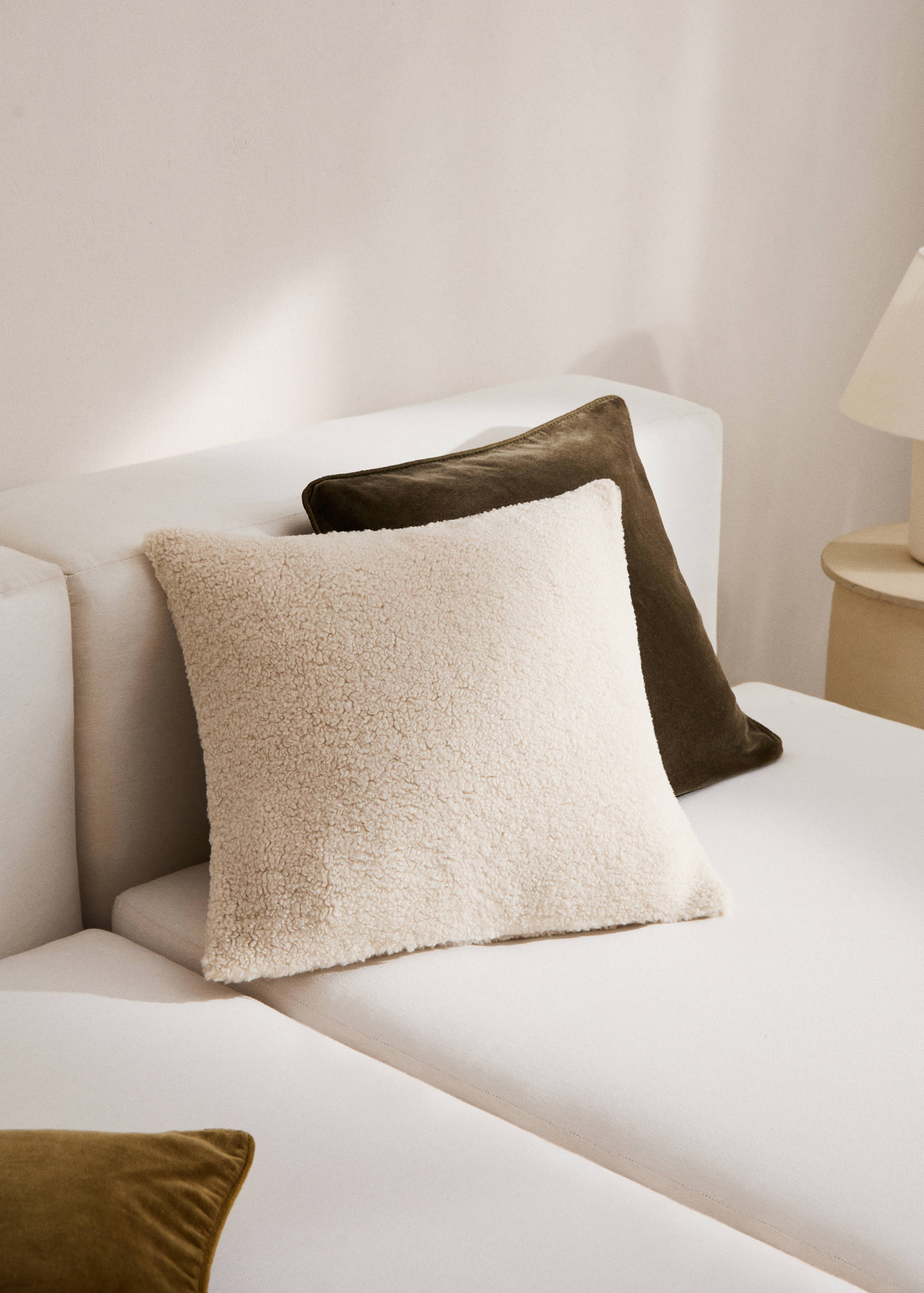Shearling-Kissenbezug - Allgemeine Ansicht
