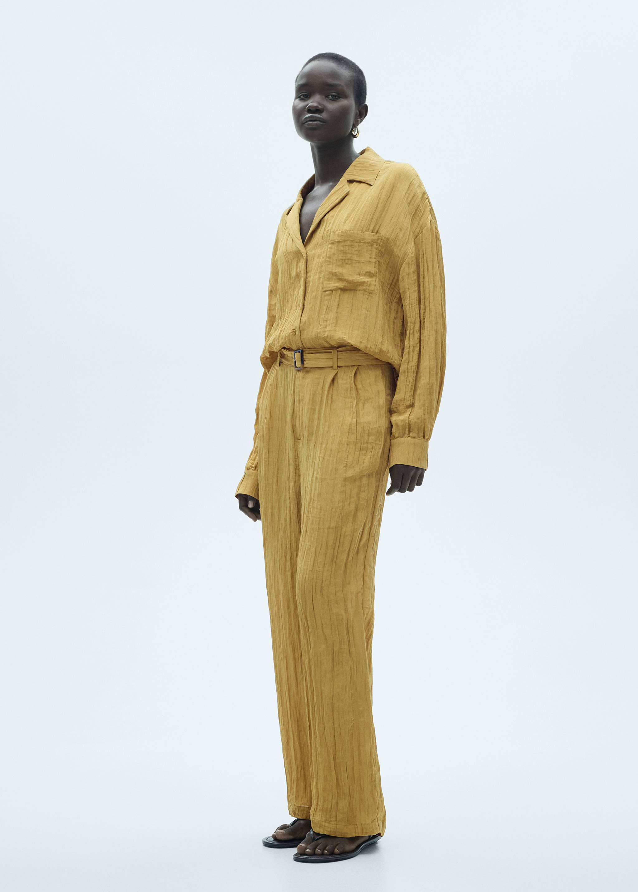 Pantaloni texture cintura - Piano generale