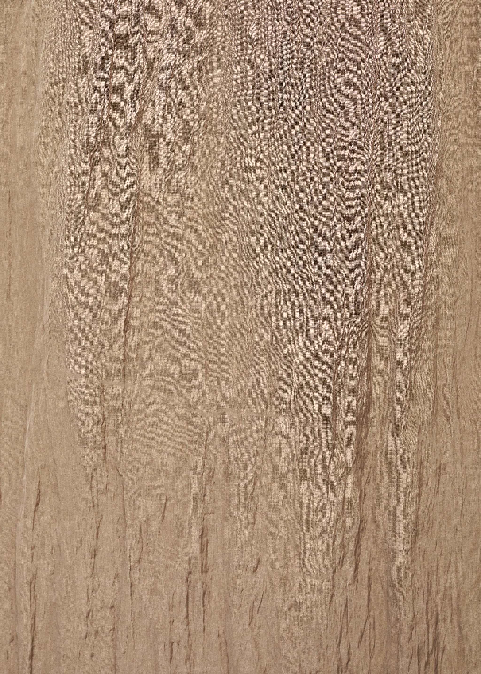 Textured trousers with belt - Details of the article 0