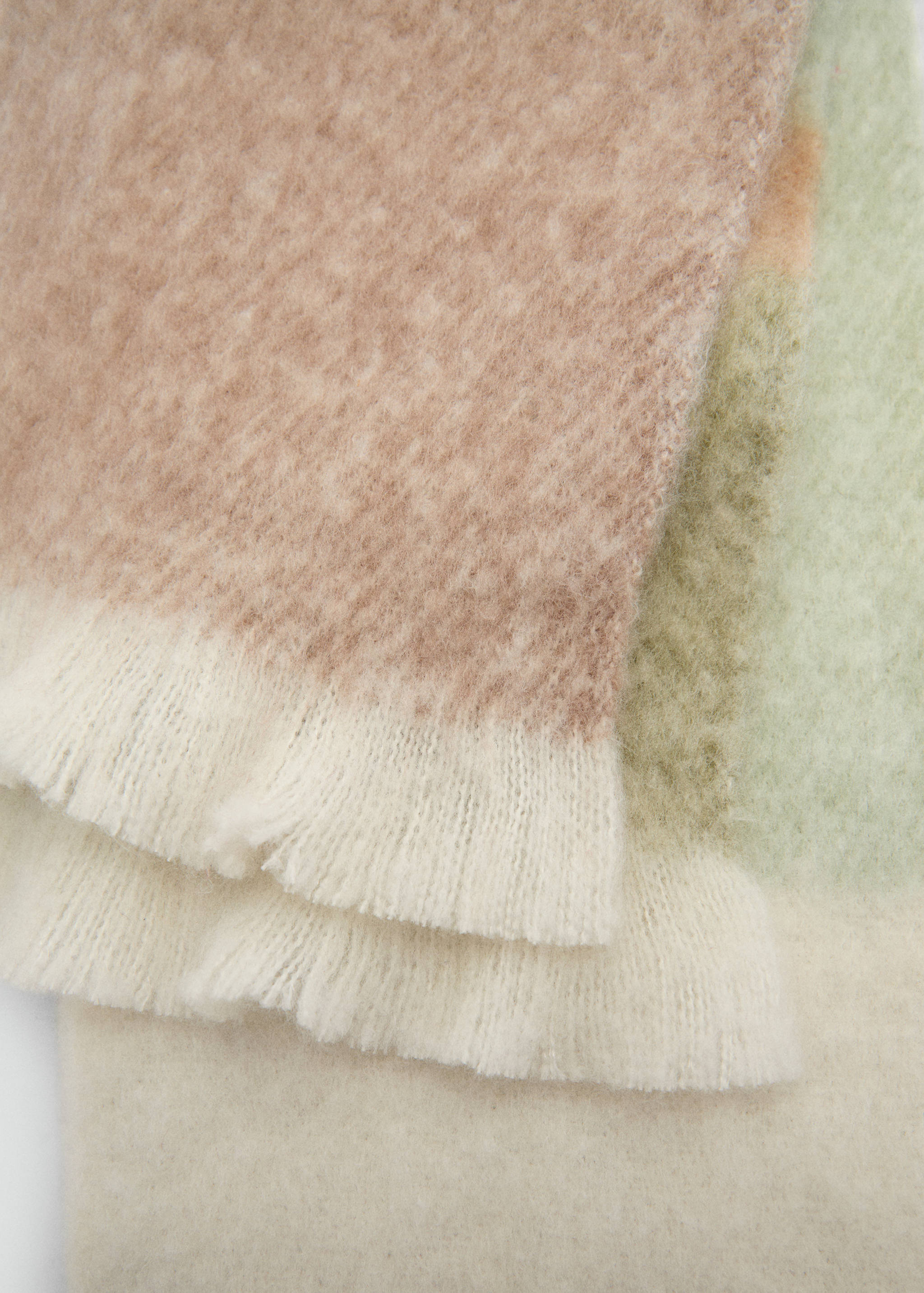 Bufanda multicolor flecos - Plano medio