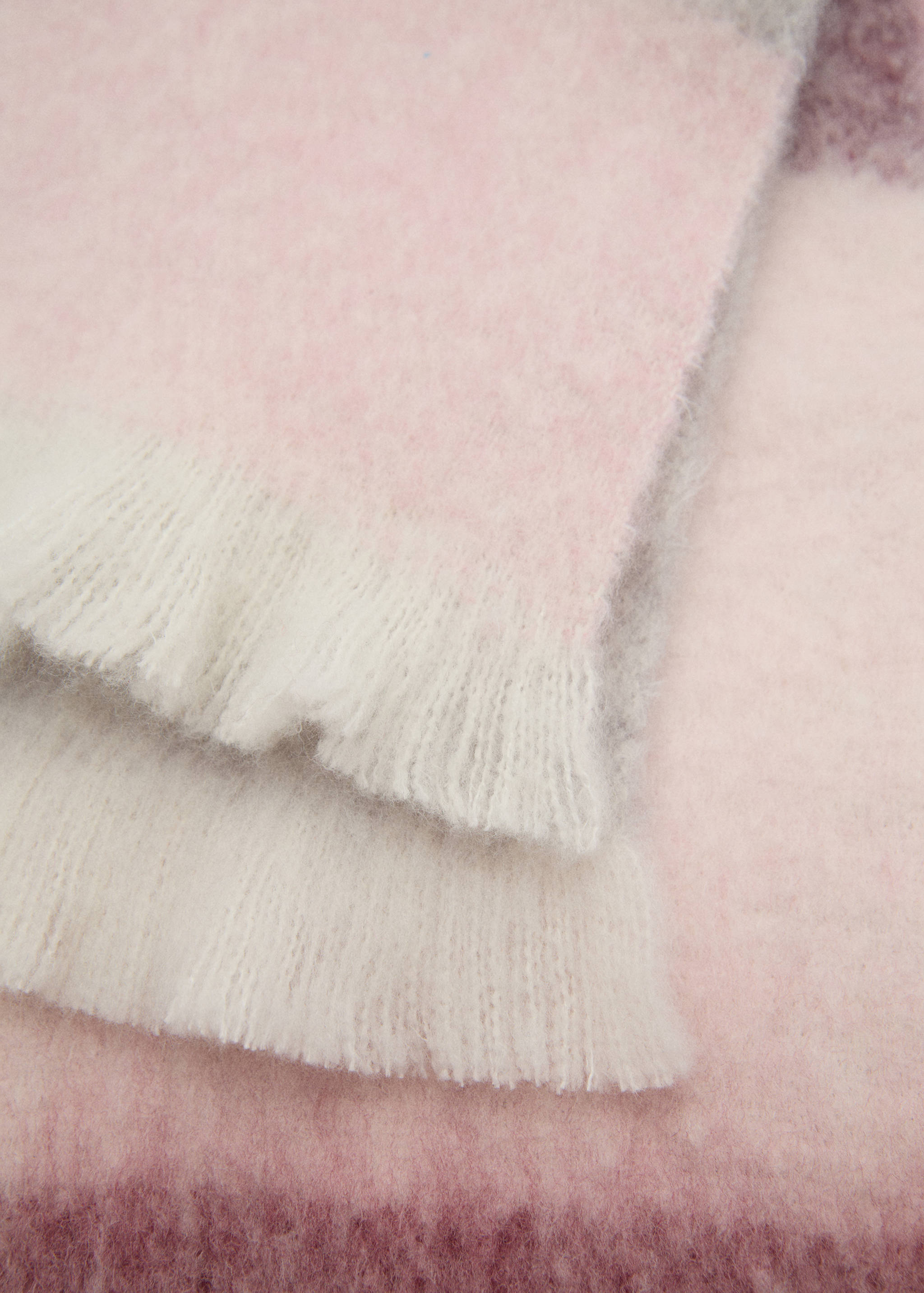 Bufanda multicolor flecos - Plano medio