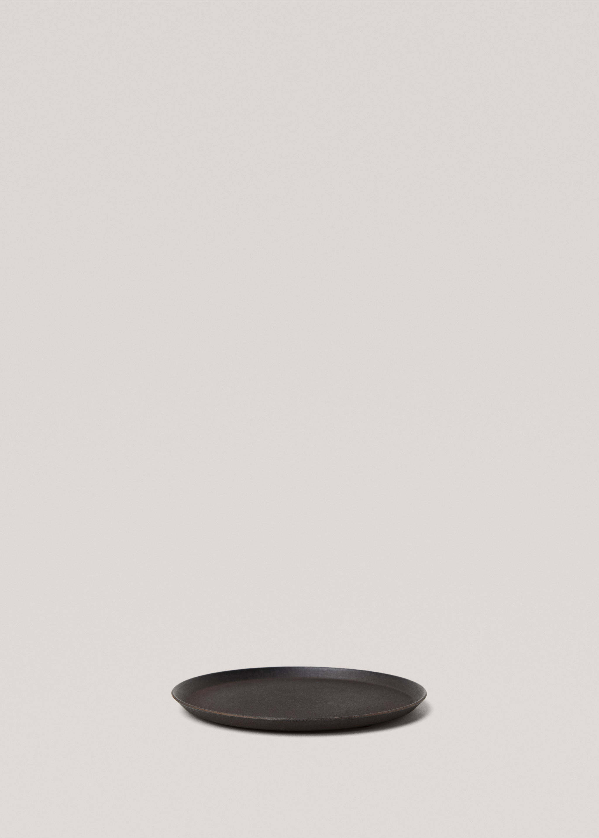 100% iron decorative tray  15.5x1cm - Article without model, Brown. Ref: 77067655-00.