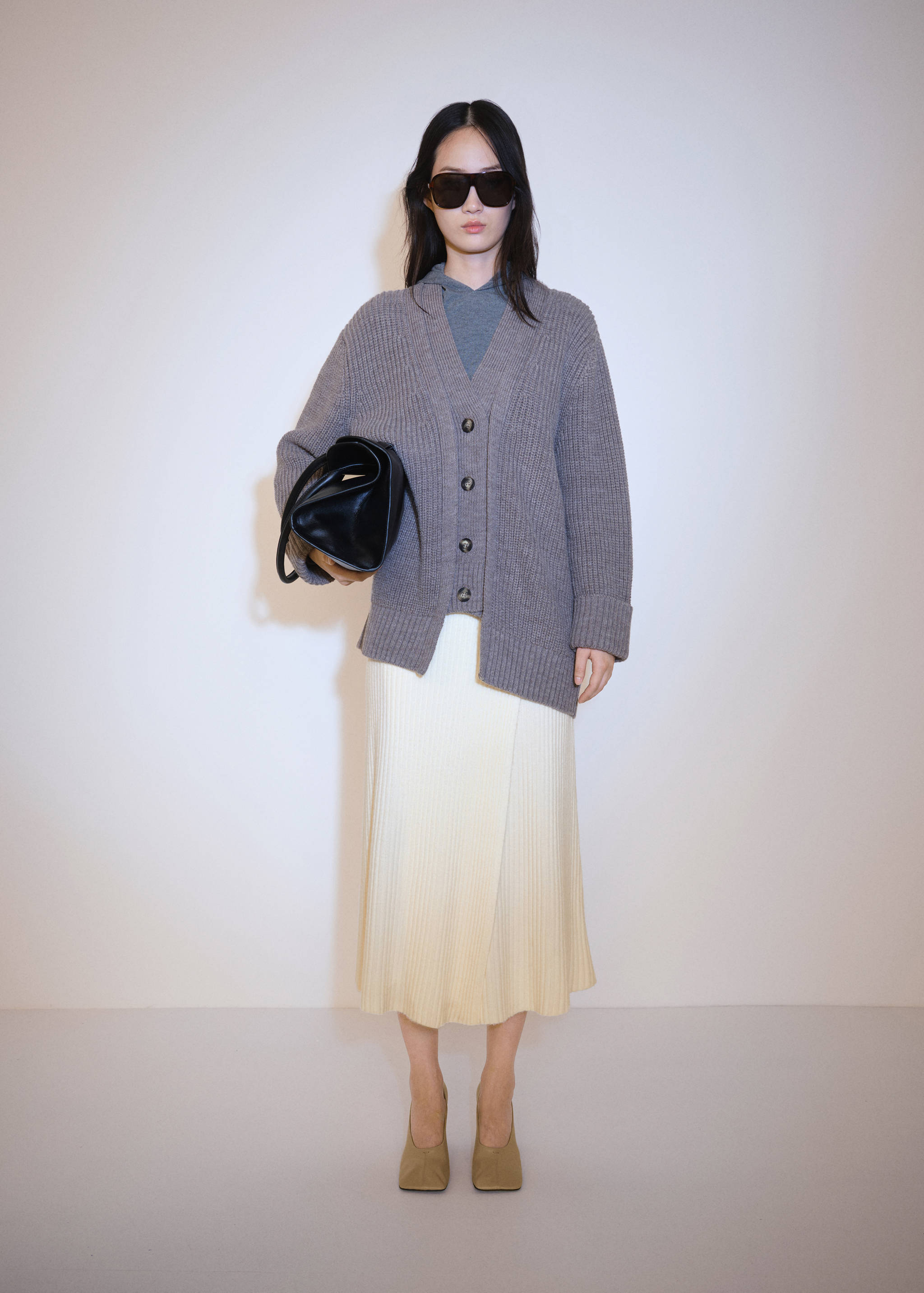 Knit wrap skirt - Details of the article 2