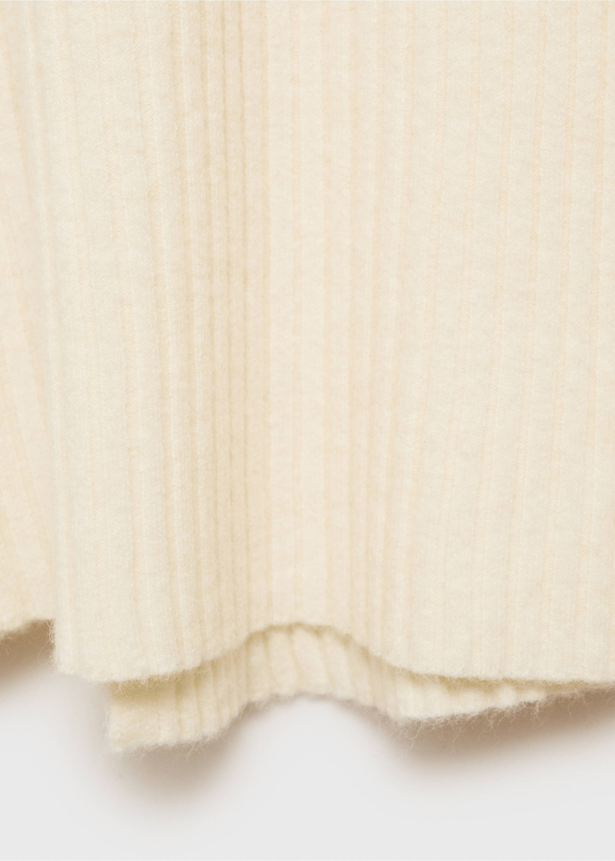 Jupe portefeuille en maille - Détail de l'article 0, Écru. Ref: 77067659-00.