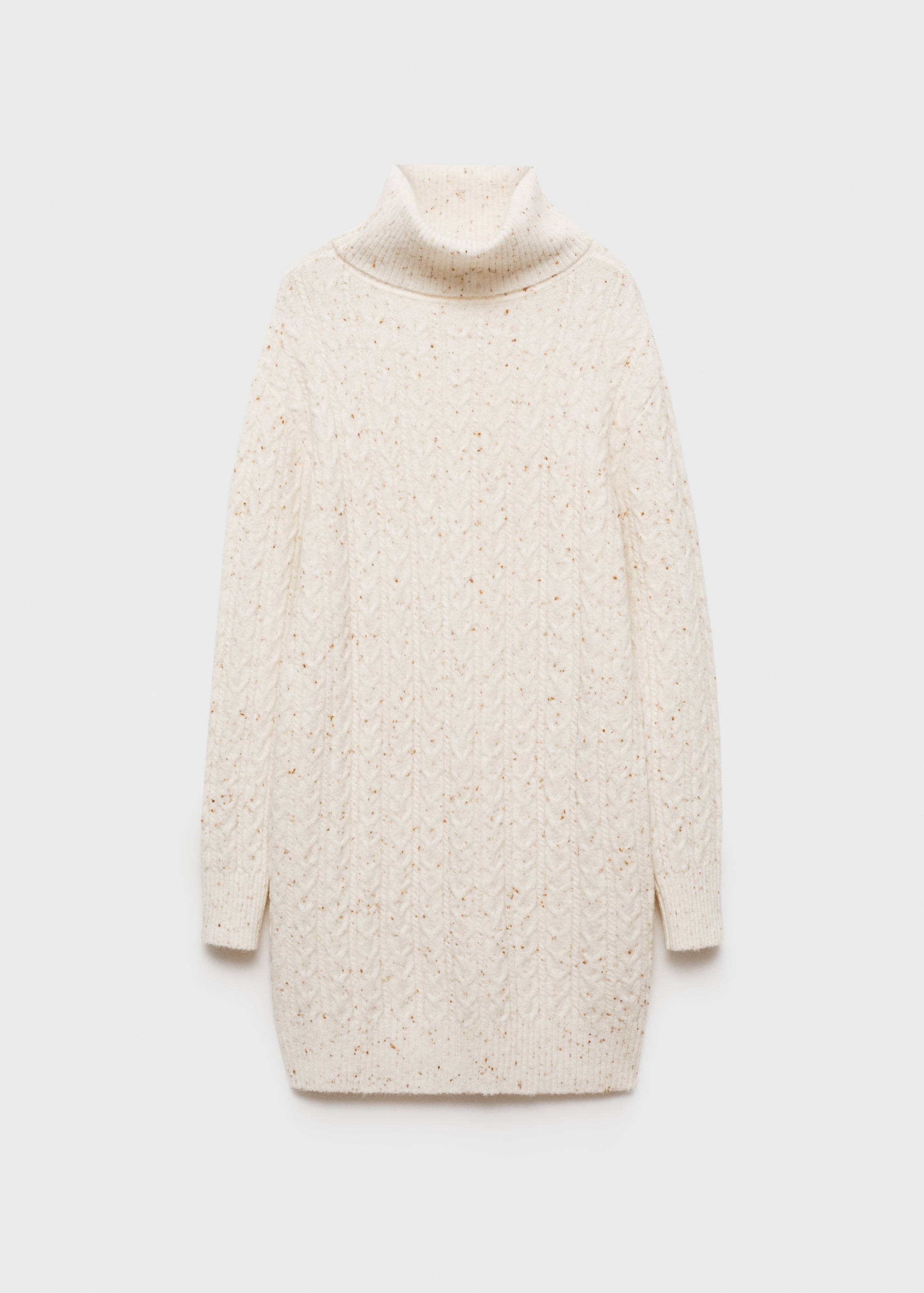 Sukienka z dzianiny z golfem - Artykuł bez modela/modelki