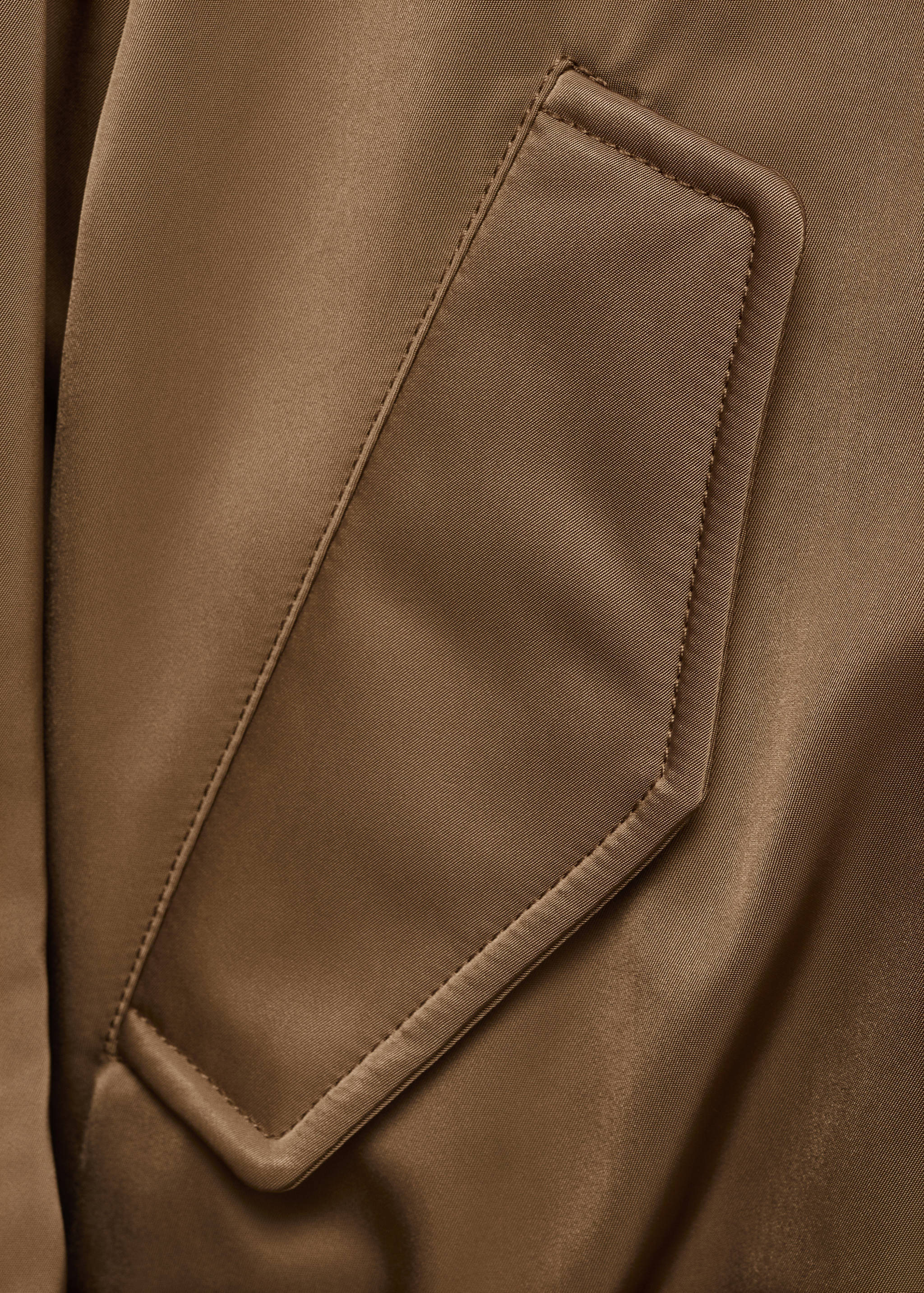 Bomber jacket with fleece lining - Details of the article 0