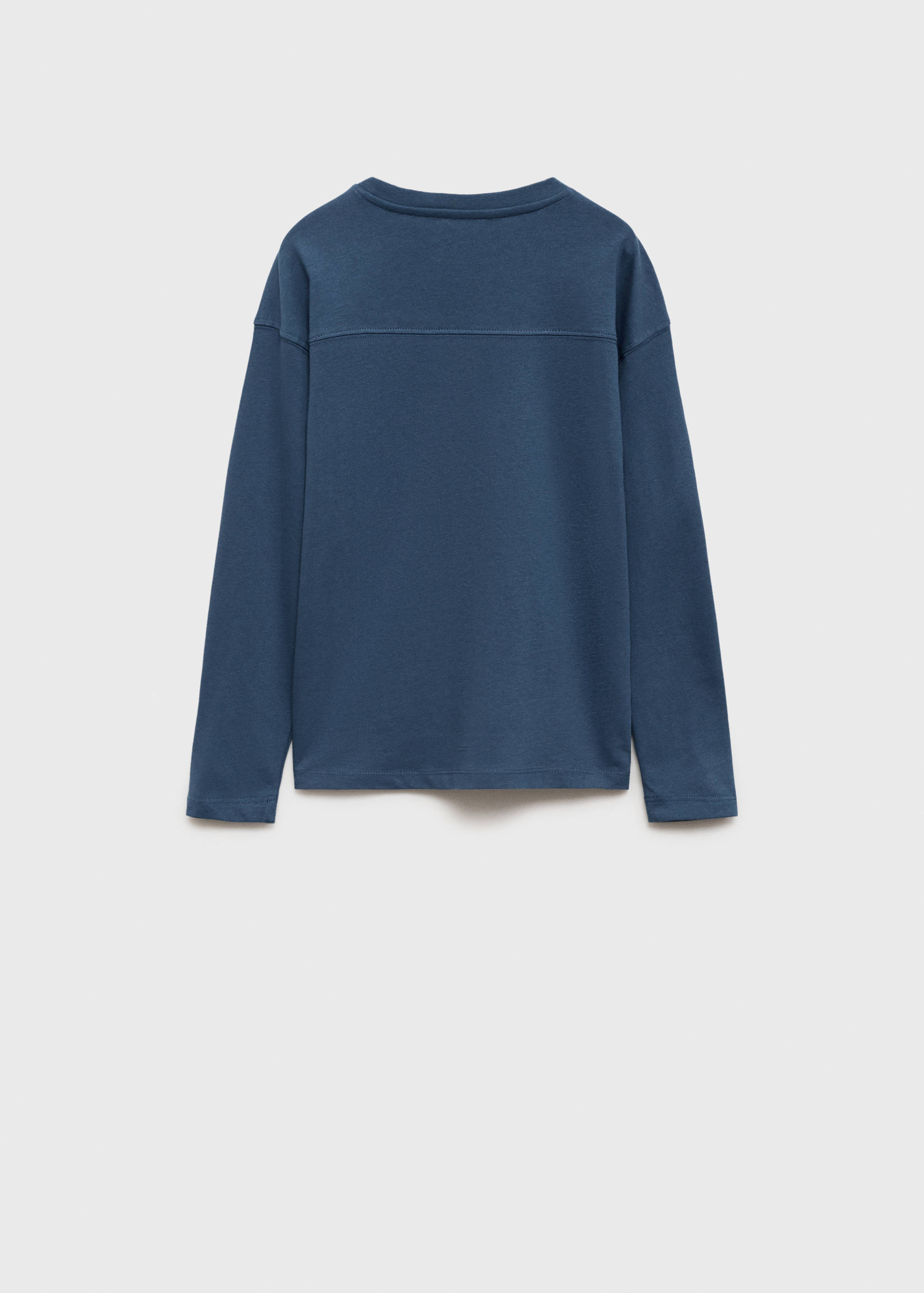 Embossed details printed t-shirt - Reverse of the article