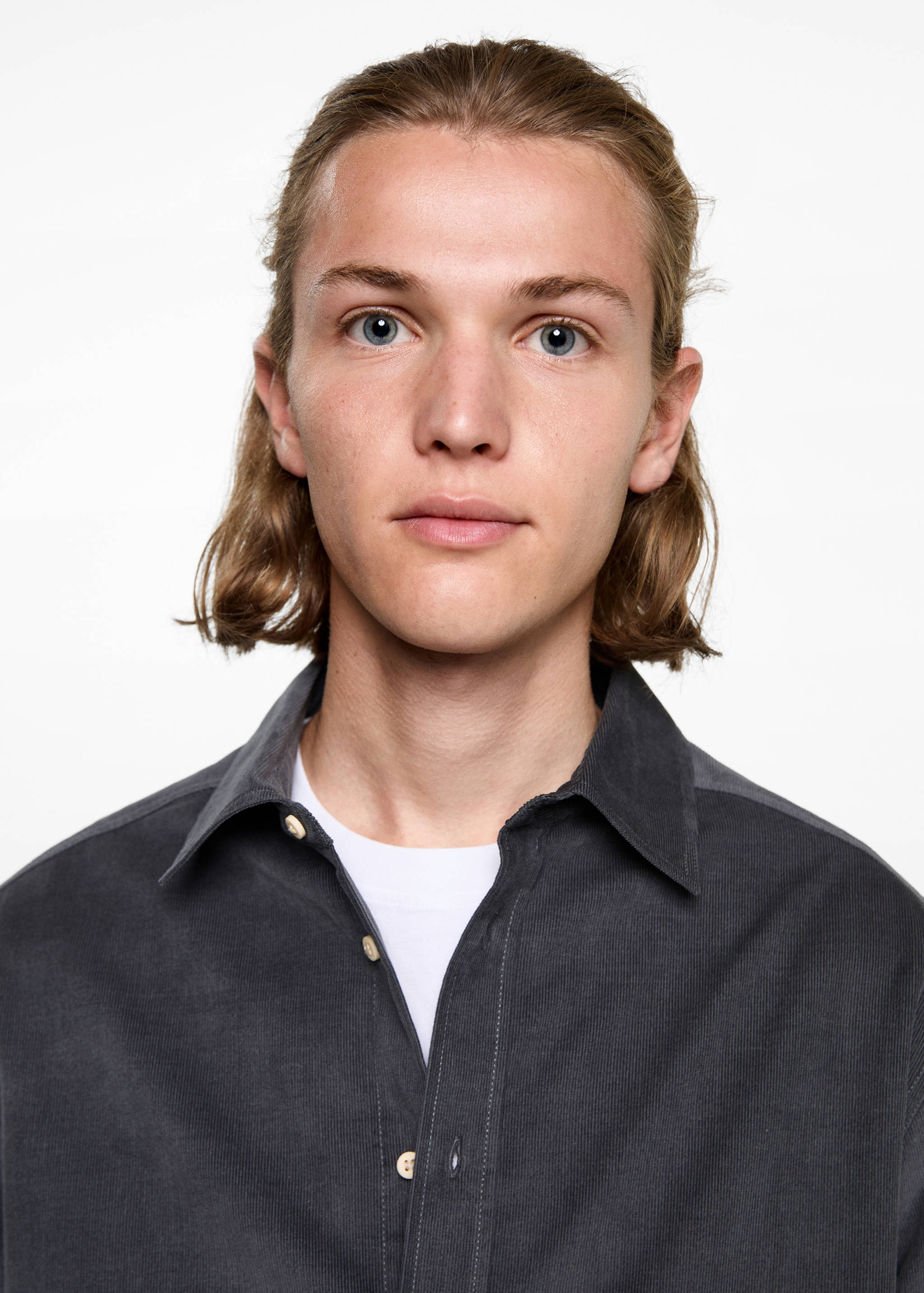 Regular Fit-Cordhemd - Detail des Artikels 1