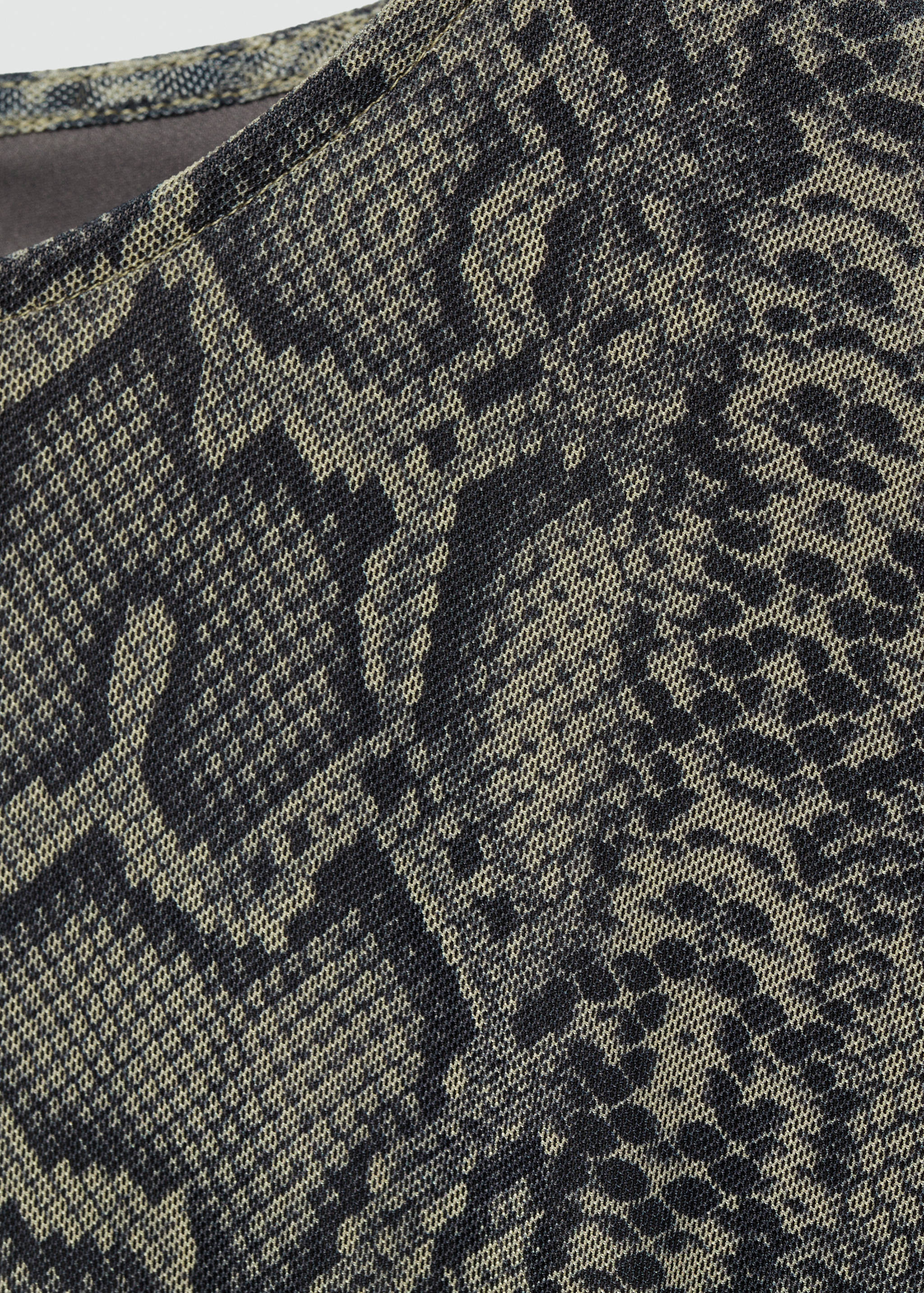 Vestido mesh animal print - Detalle del artículo 8