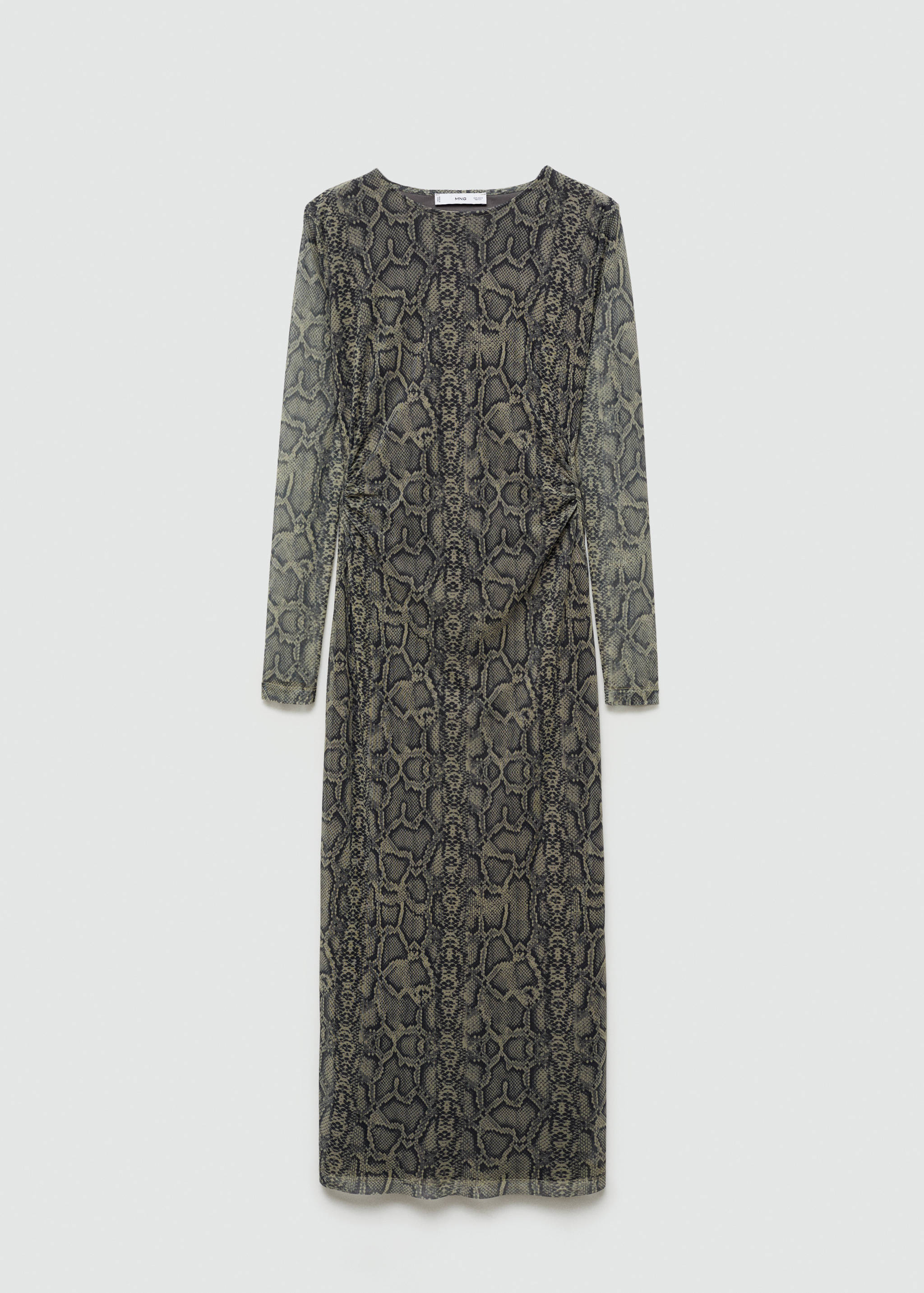 Animal-print mesh dress - Article without model