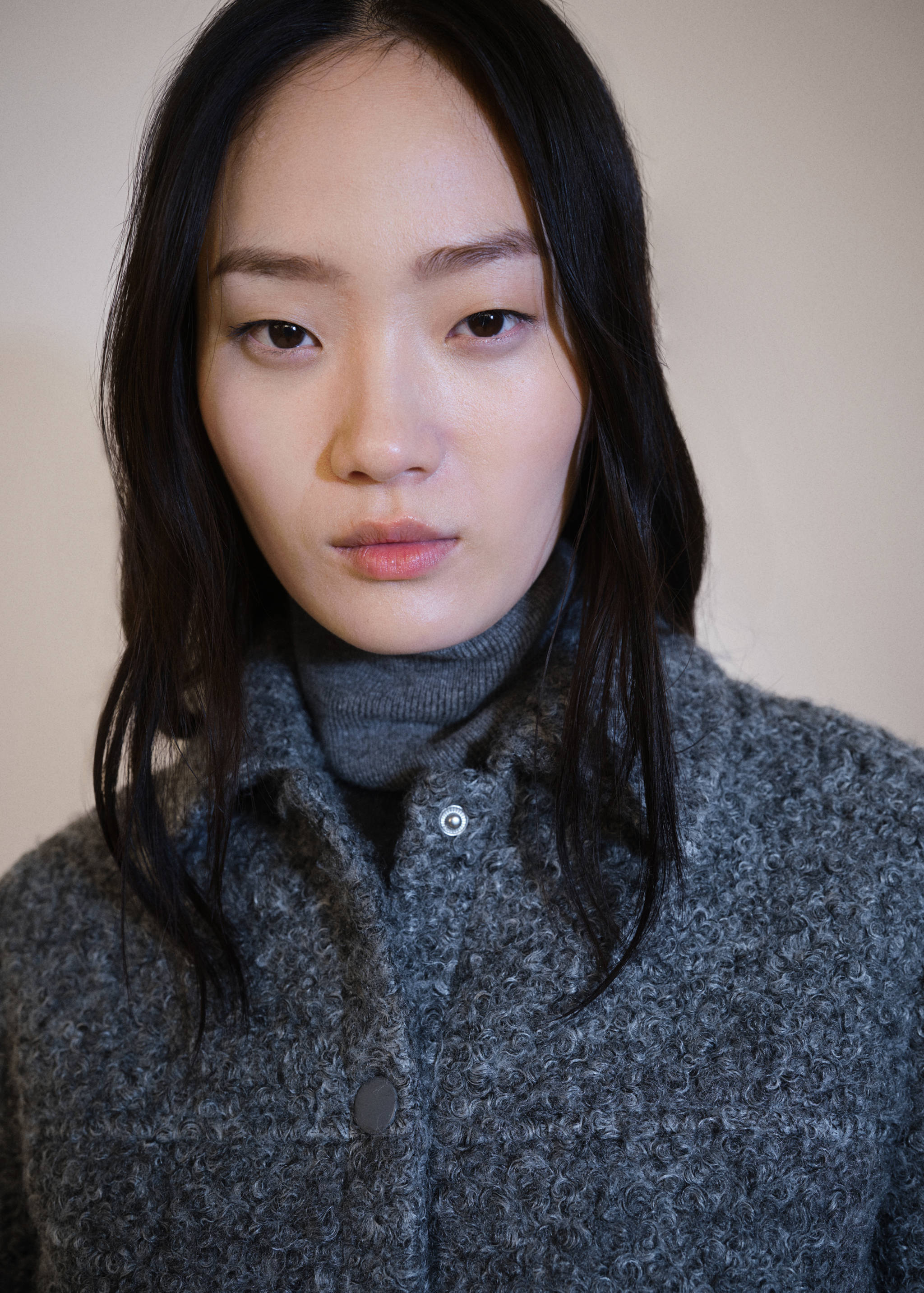 Veste tissu bouclette poches - Détail de l'article 1