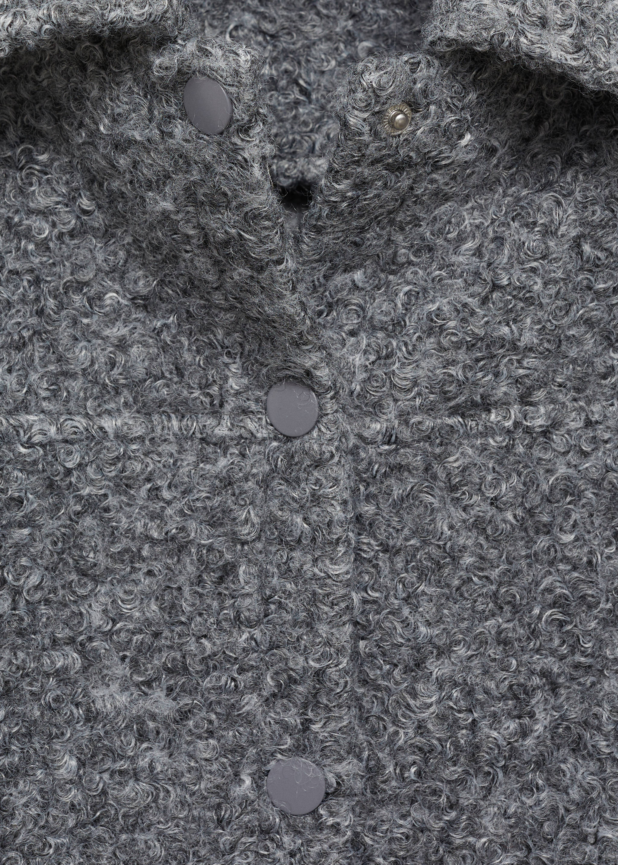 Veste tissu bouclette poches - Détail de l'article 8