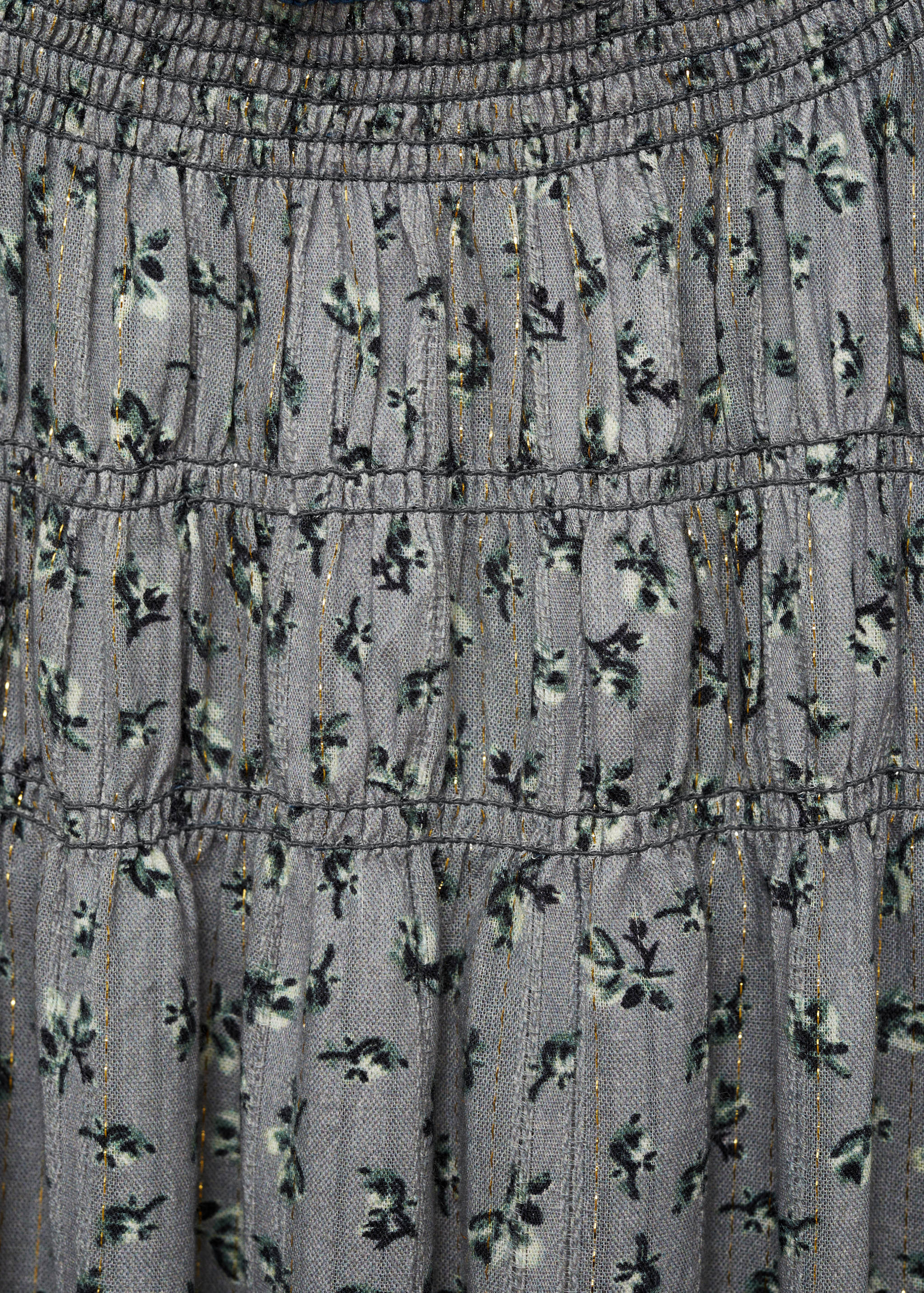 Lurex print dress - Details of the article 0