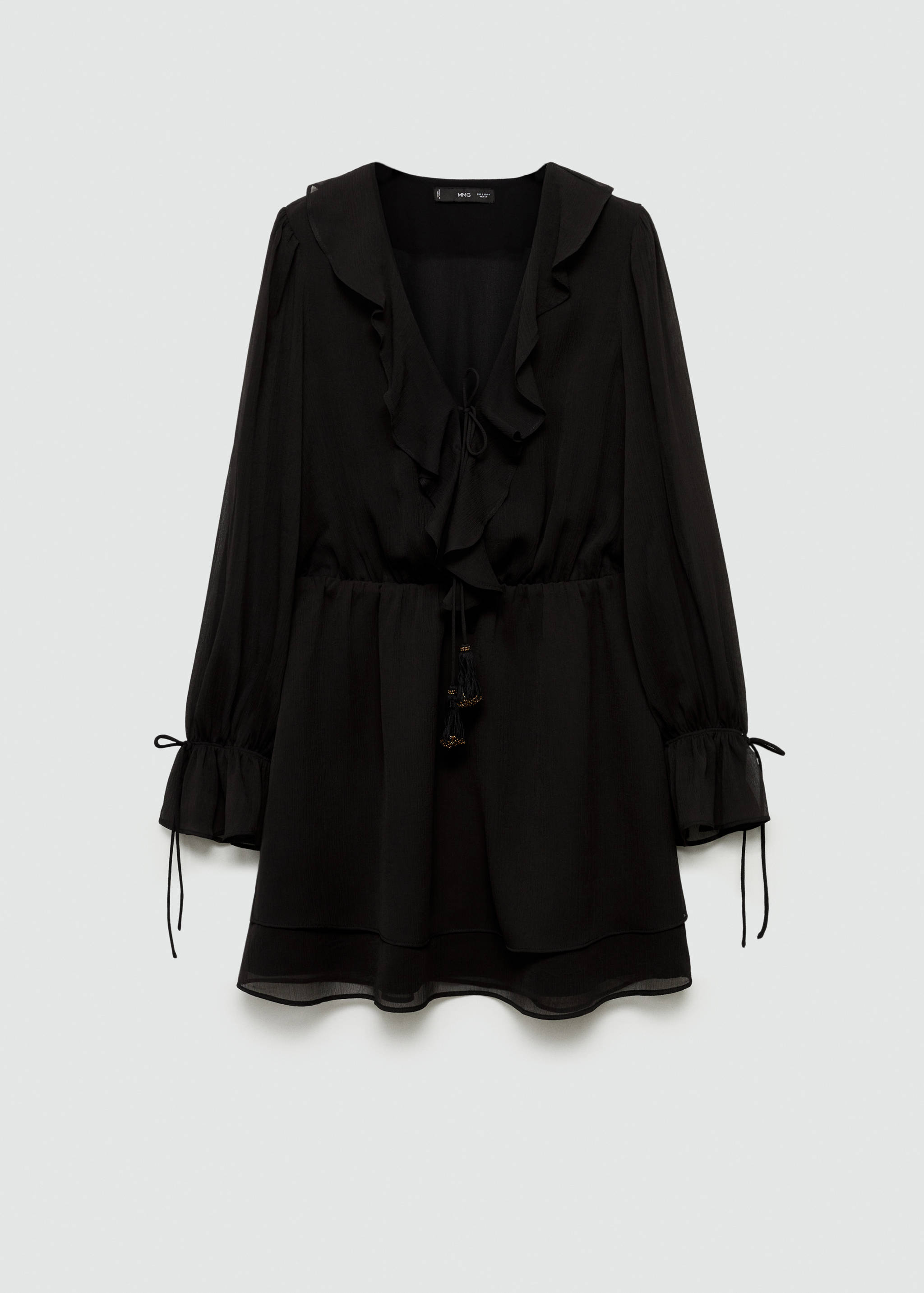 Robe courte à volants - Article sans modèle