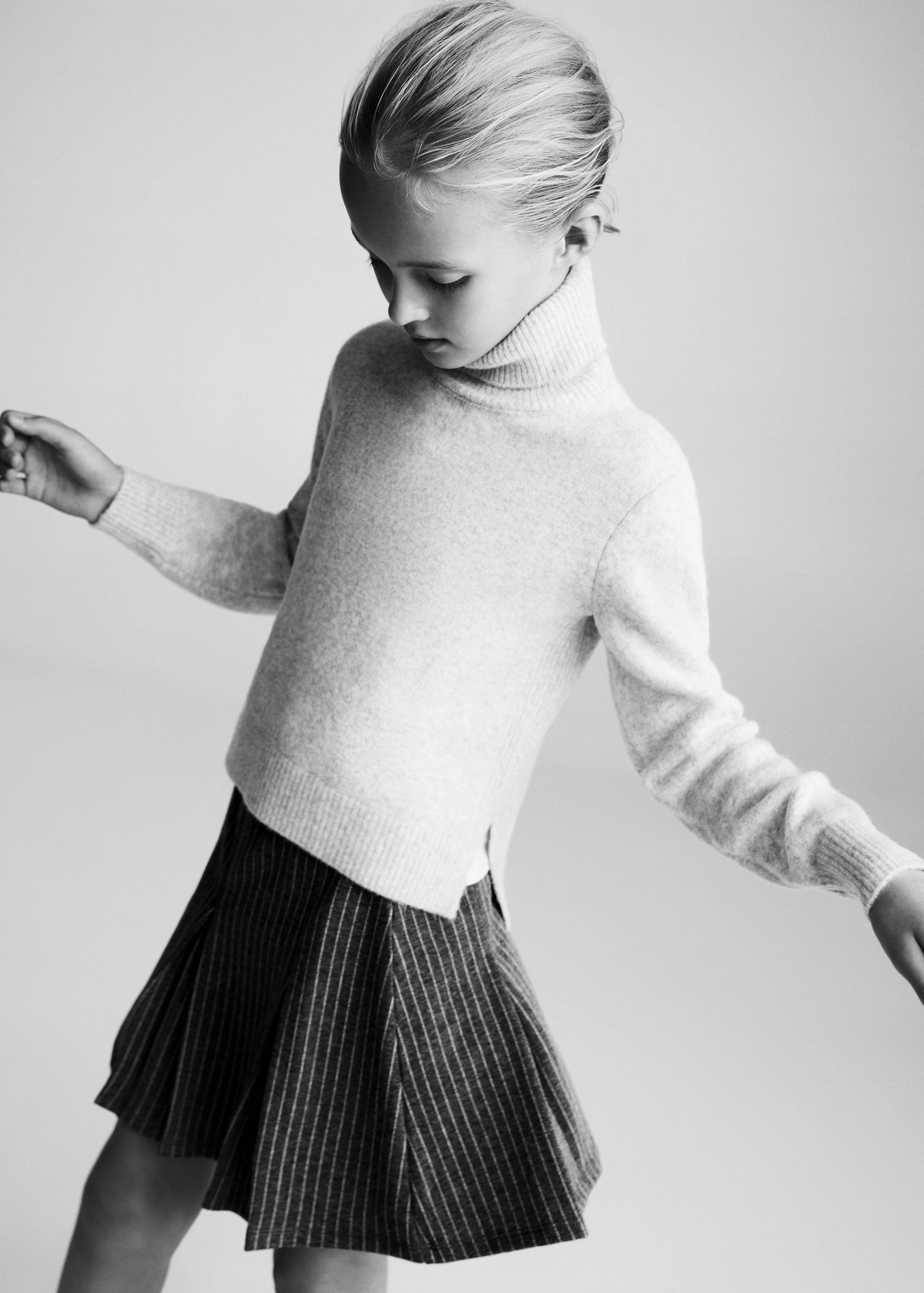 Striped plaid skirt - Details of the article 2