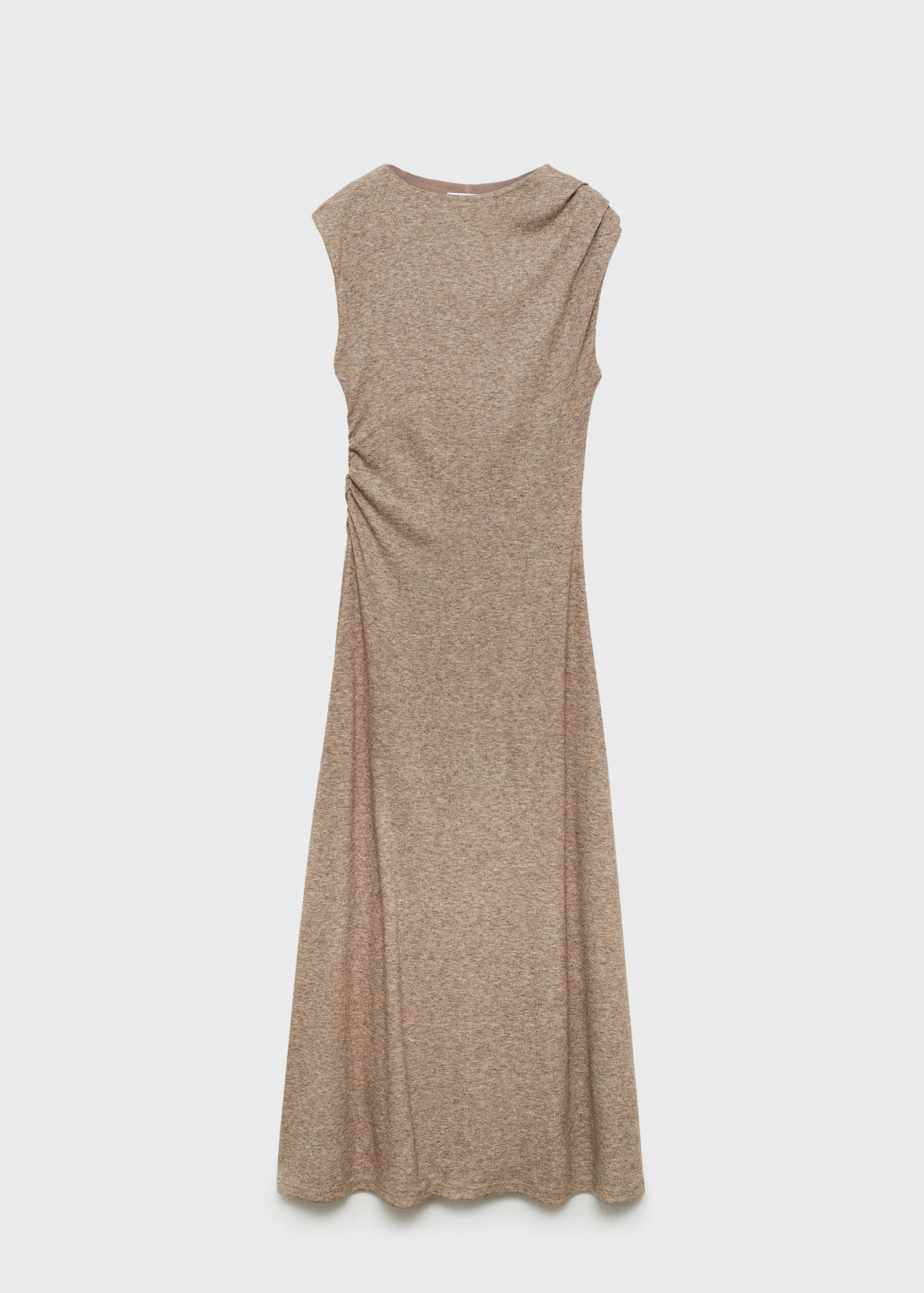 Midi-dress with structured shoulders - Article without model