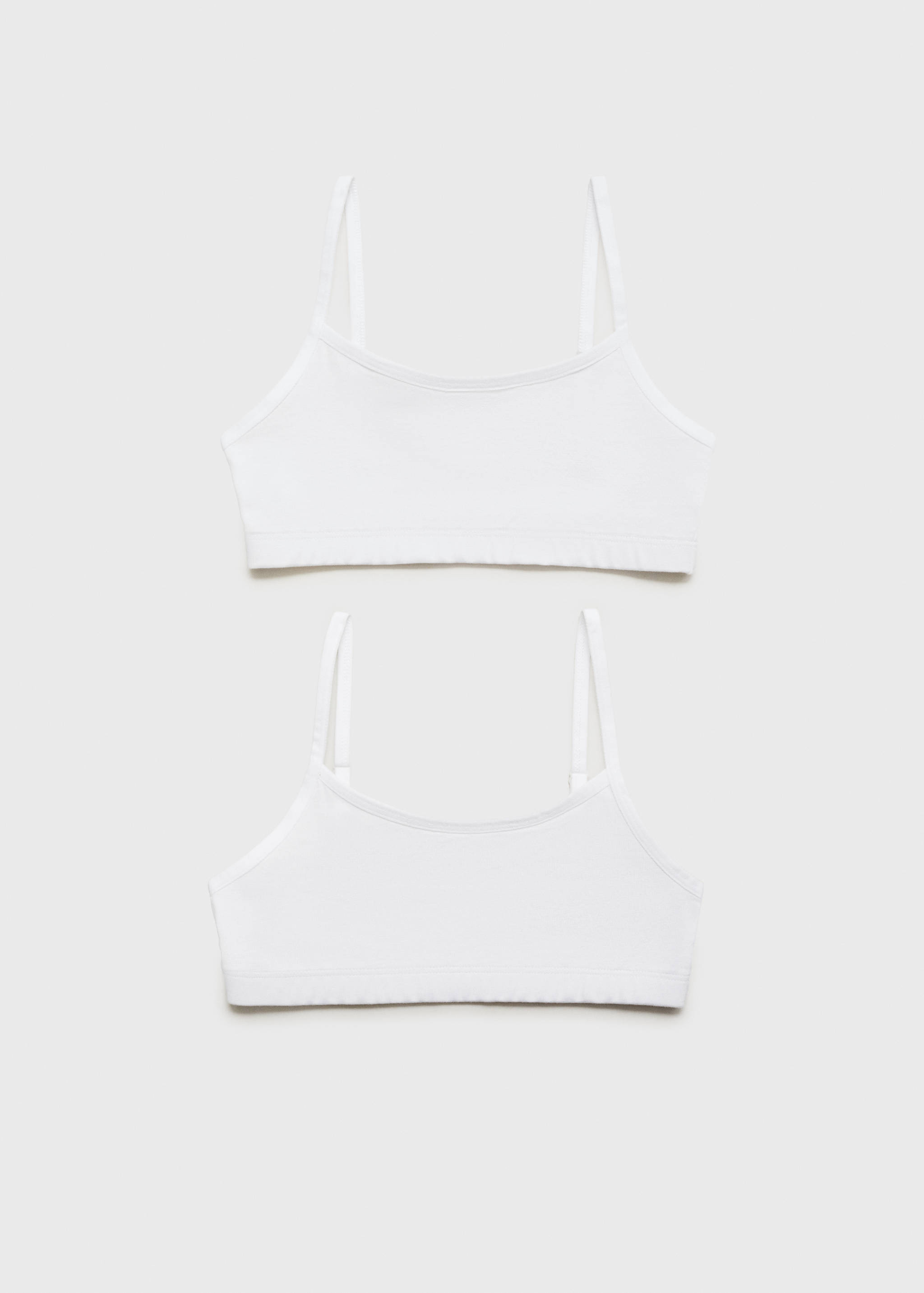 Lot 2 tops coton - Article sans modèle