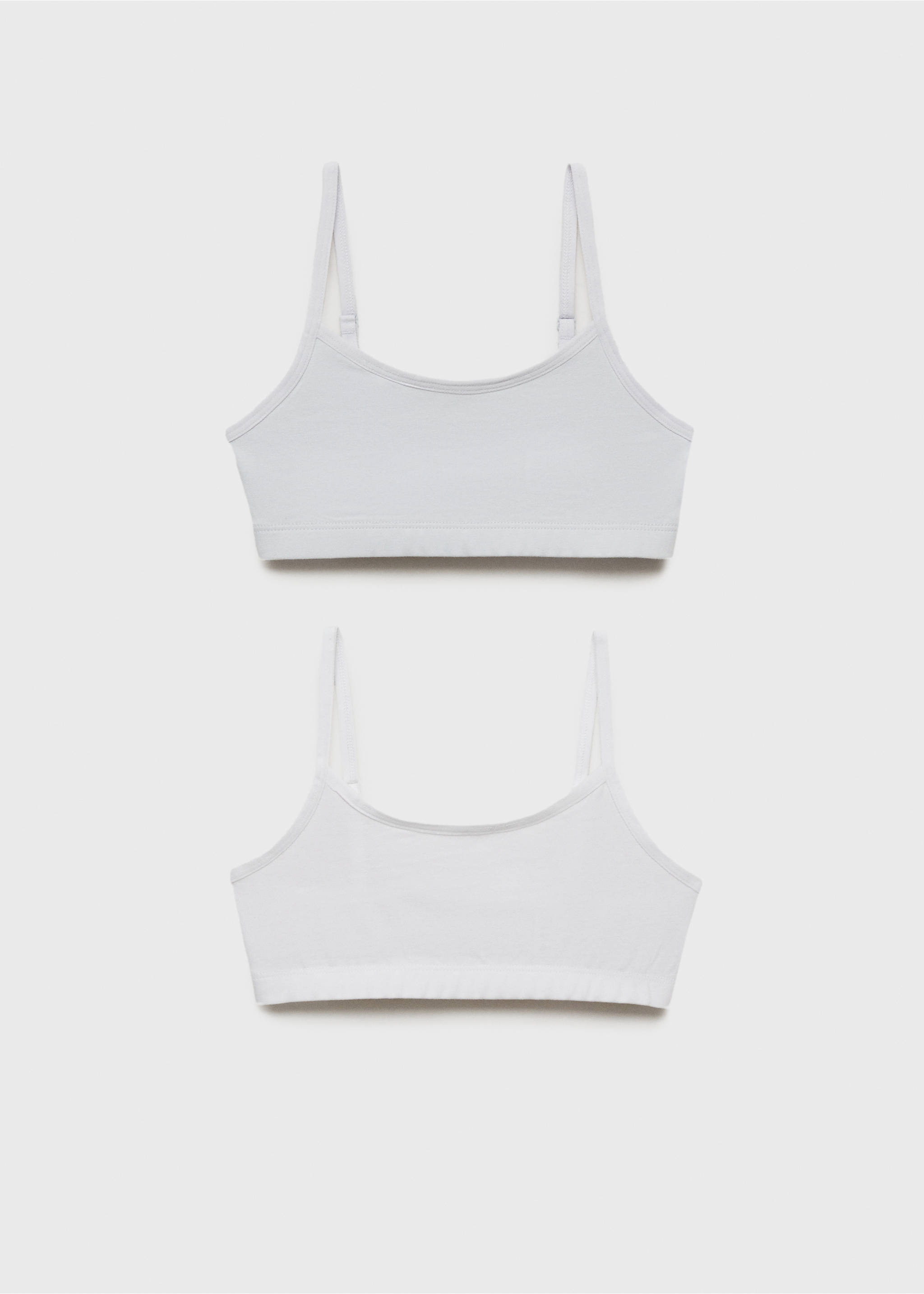 2er-Pack Baumwoll-Tops - Artikel ohne Model, Himmelblau. Ref: 77067696-00.