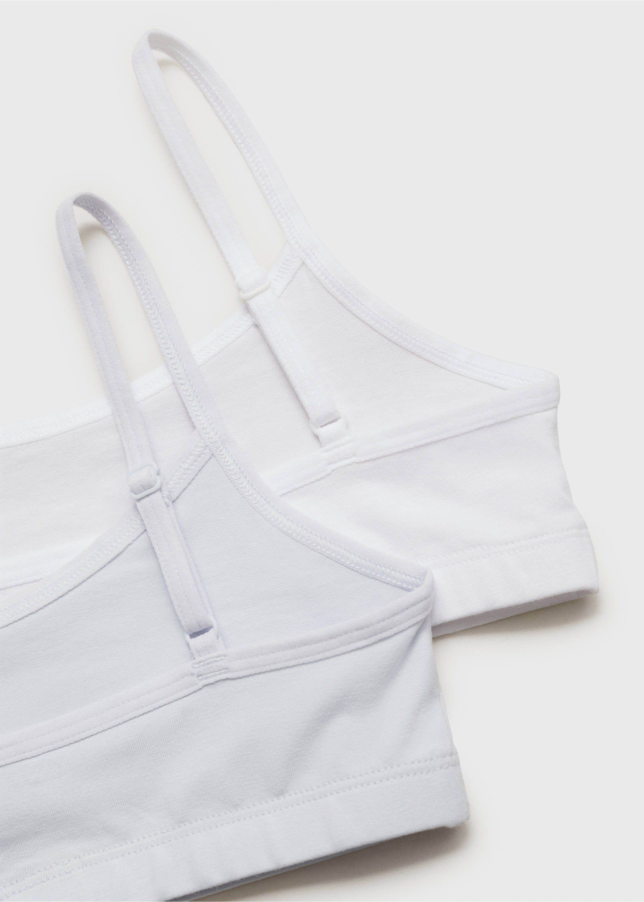 2er-Pack Baumwoll-Tops - Rückseite des Artikels, Himmelblau. Ref: 77067696-00.