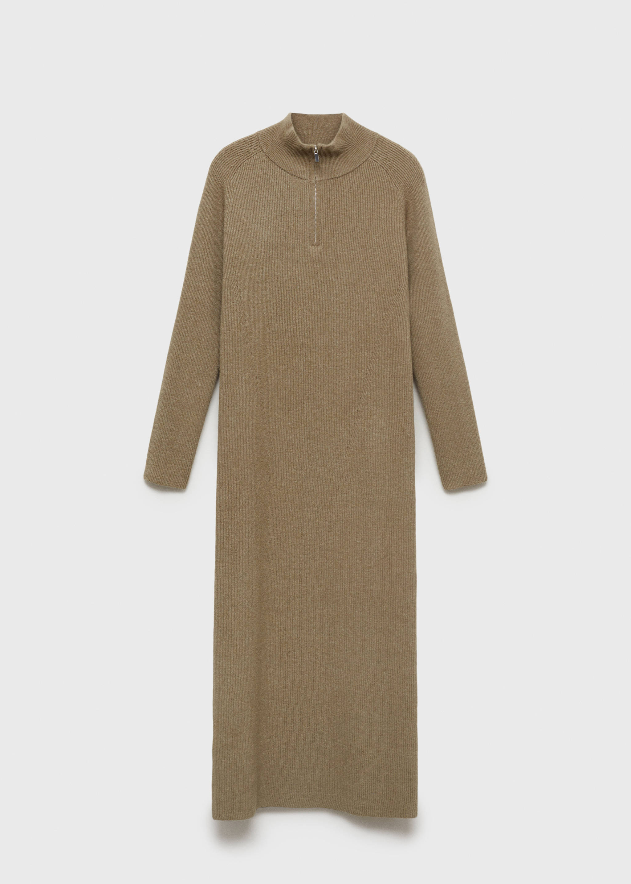 Gebreide jurk met rits - Artikel zonder model