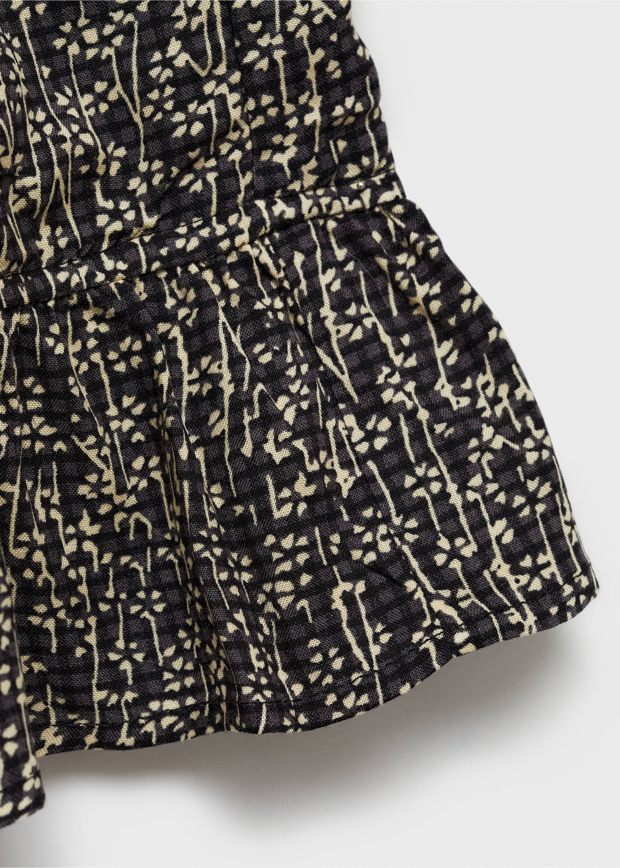 Kleid mit Blumenmuster - Detail des Artikels 0, Anthrazit. Ref: 77067703-00.