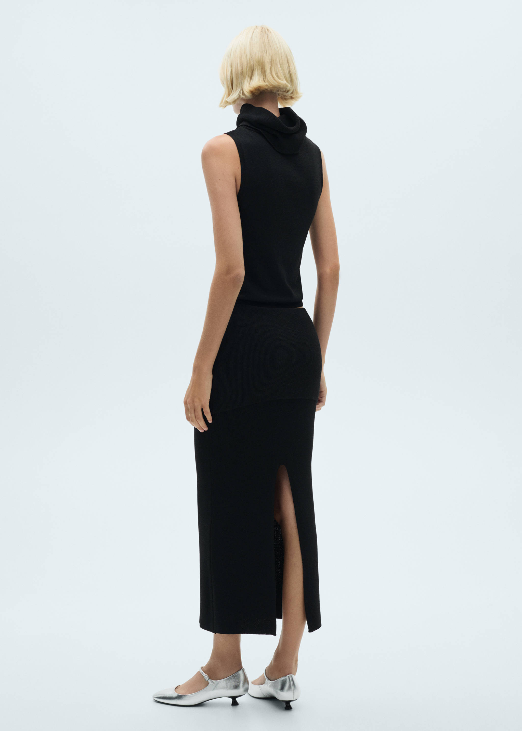 Geribde midirok - Achterkant van het artikel