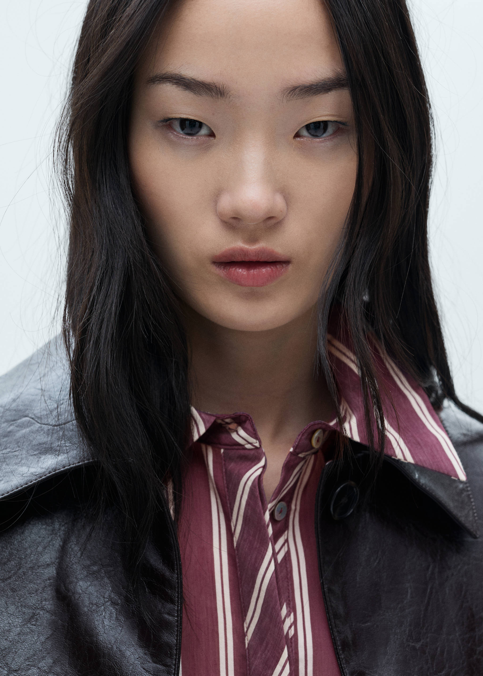 Camisa lyocell rayas - Detalle del artículo 1