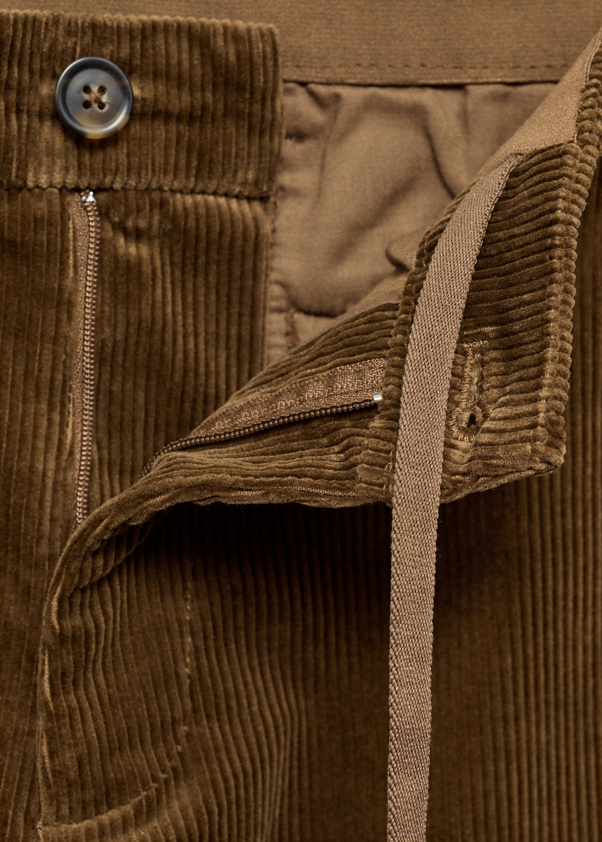 Pantalon velours côtelé slim-fit - Détail de l'article 0