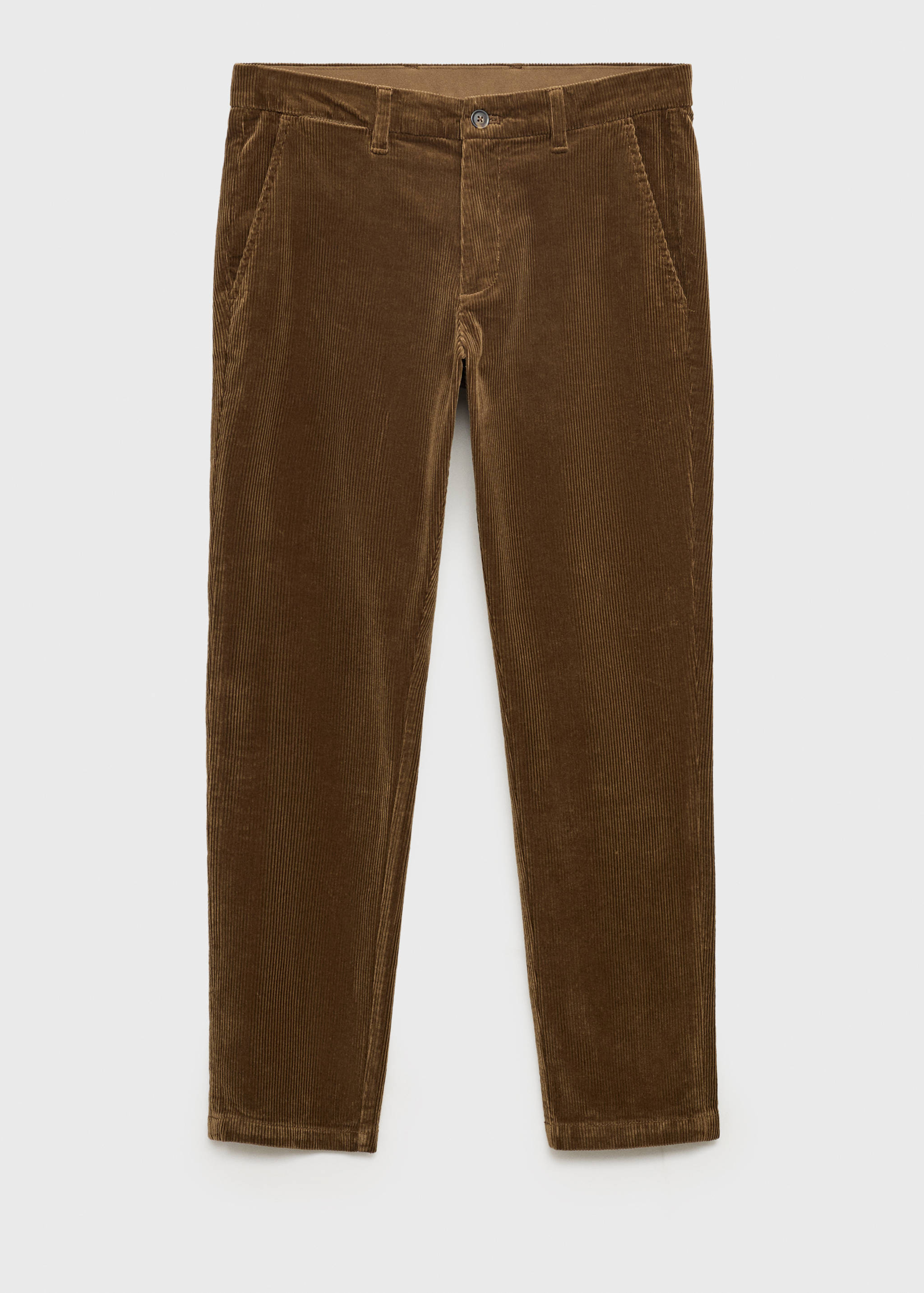 Samtane slim fit hlače - Artikl bez modela