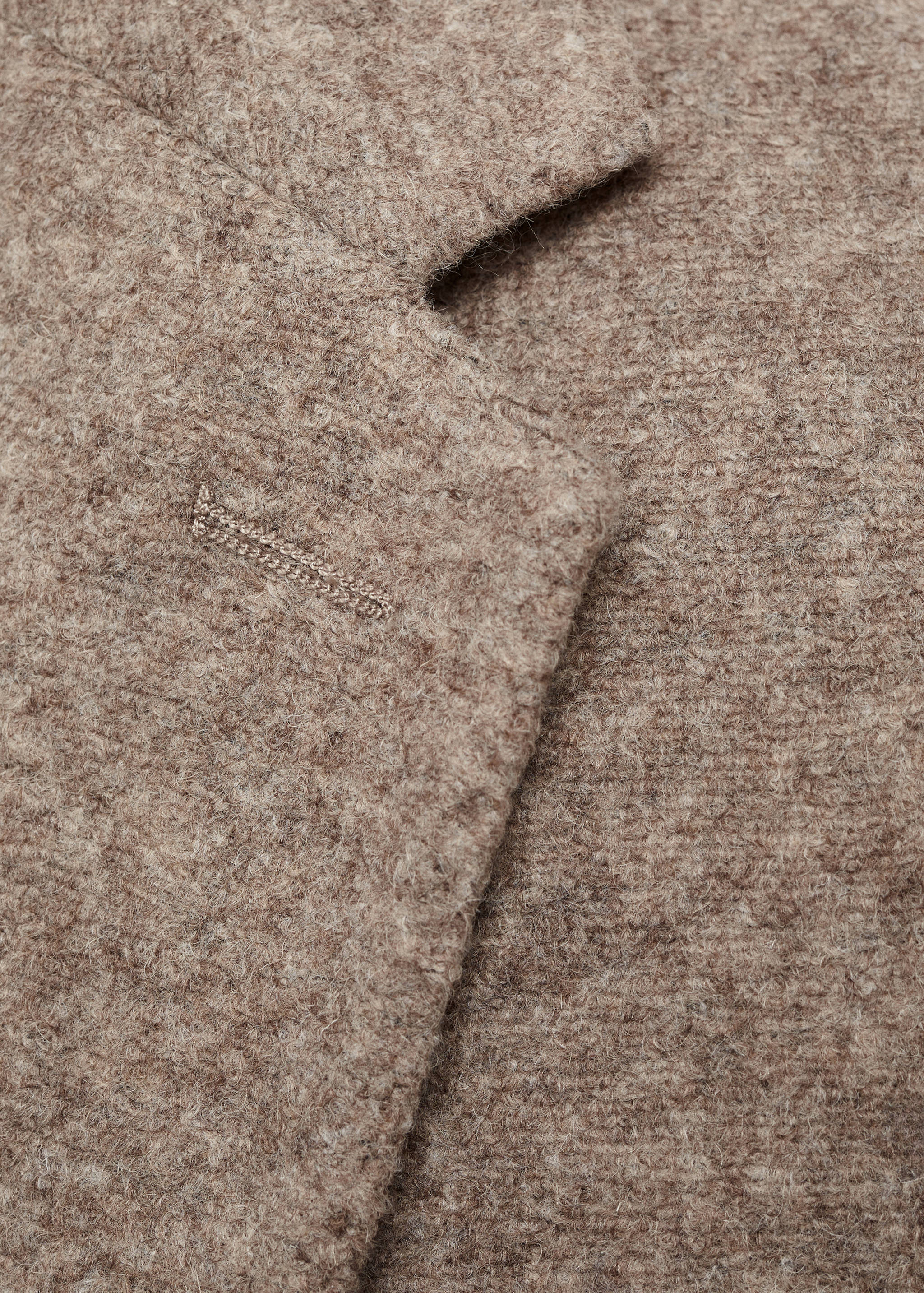 Italian virgin wool flannel tailored jacket - Details of the article 8