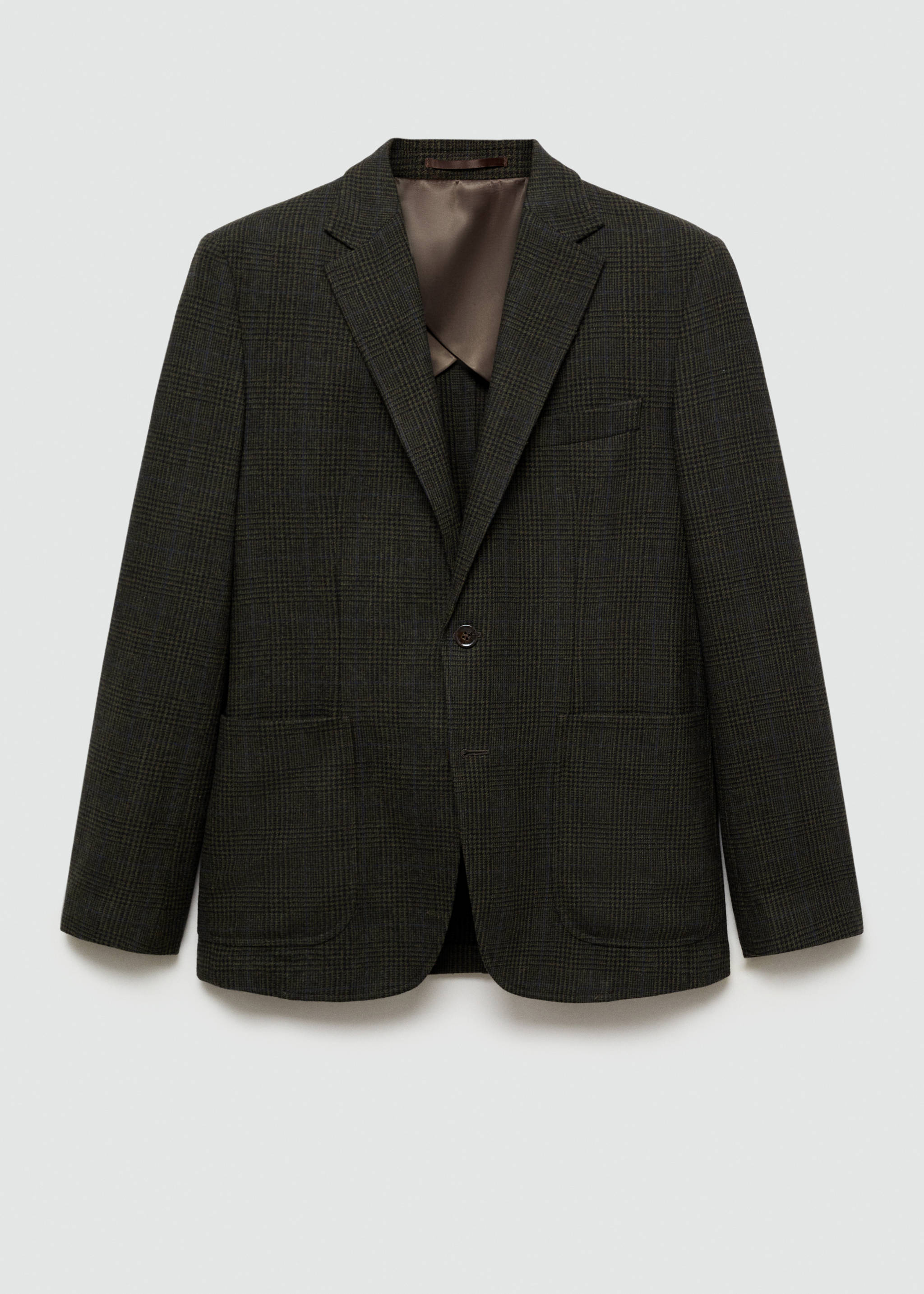 Wool-blend slim-fit suit jacket - Article without model