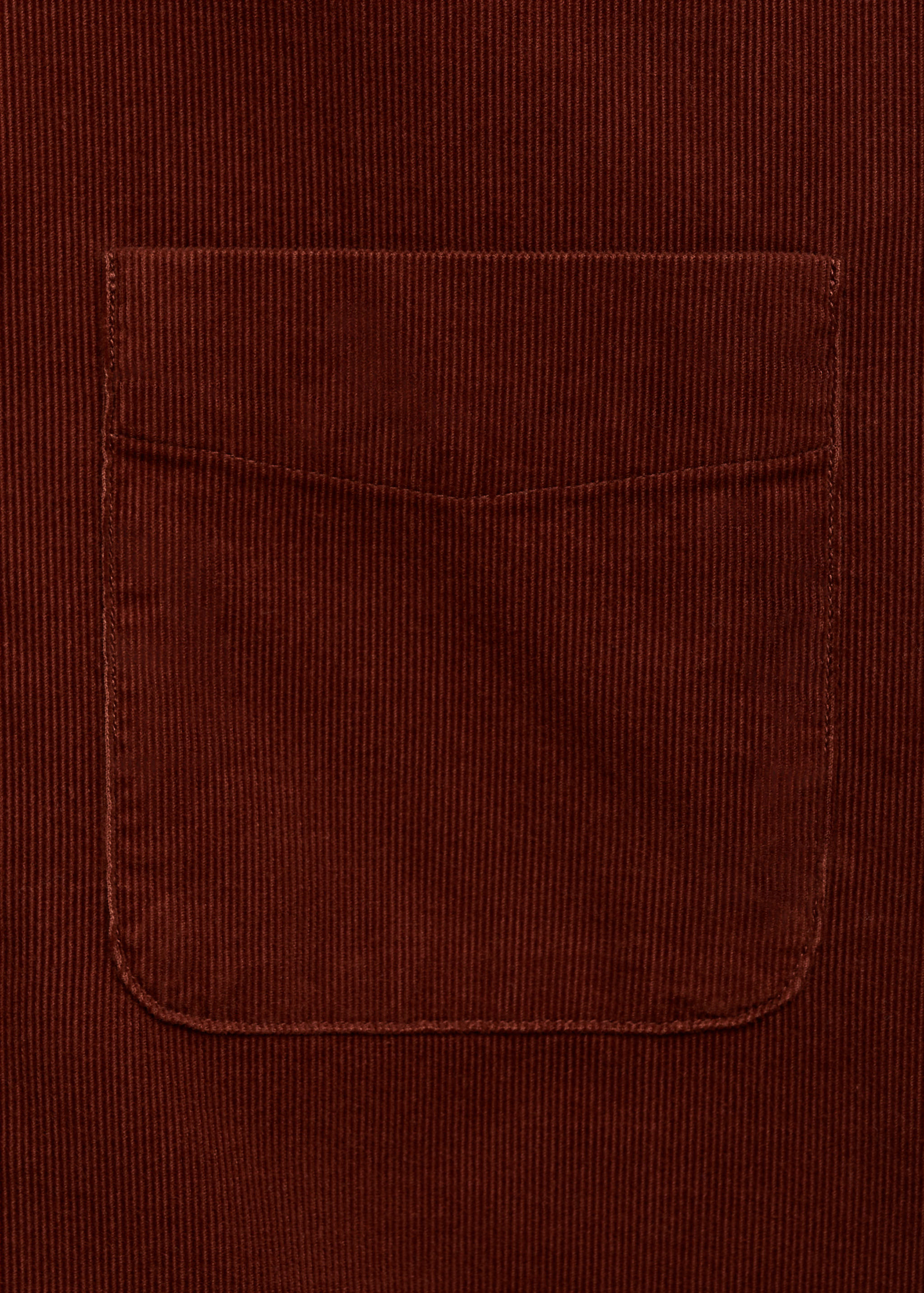 Classic-fit micro-corduroy shirt - Details of the article 8