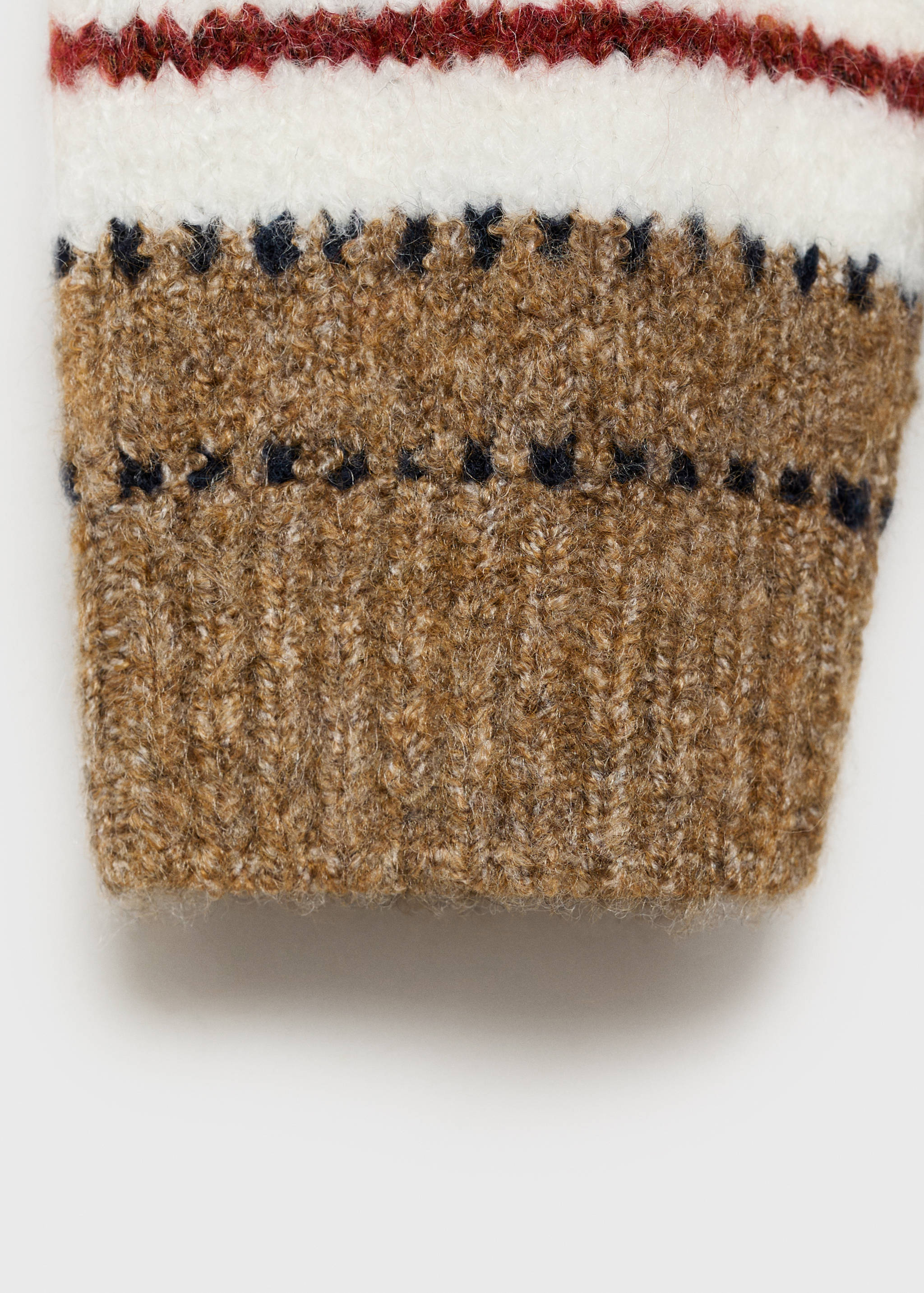 Knit striped sweater - Details of the article 0