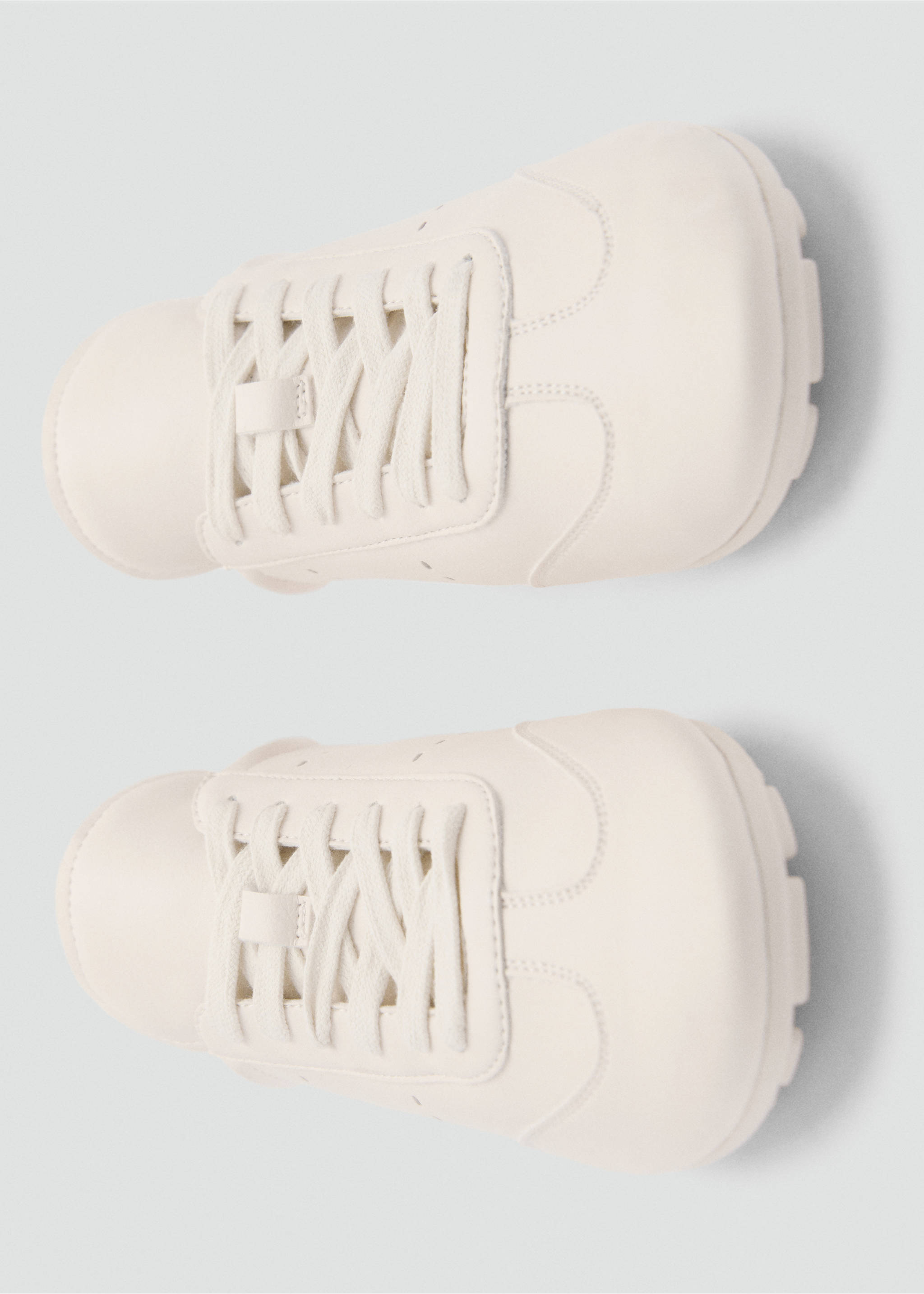 Lace-up sneakers - Details of the article 2, Beige. Ref: 77067928-00.