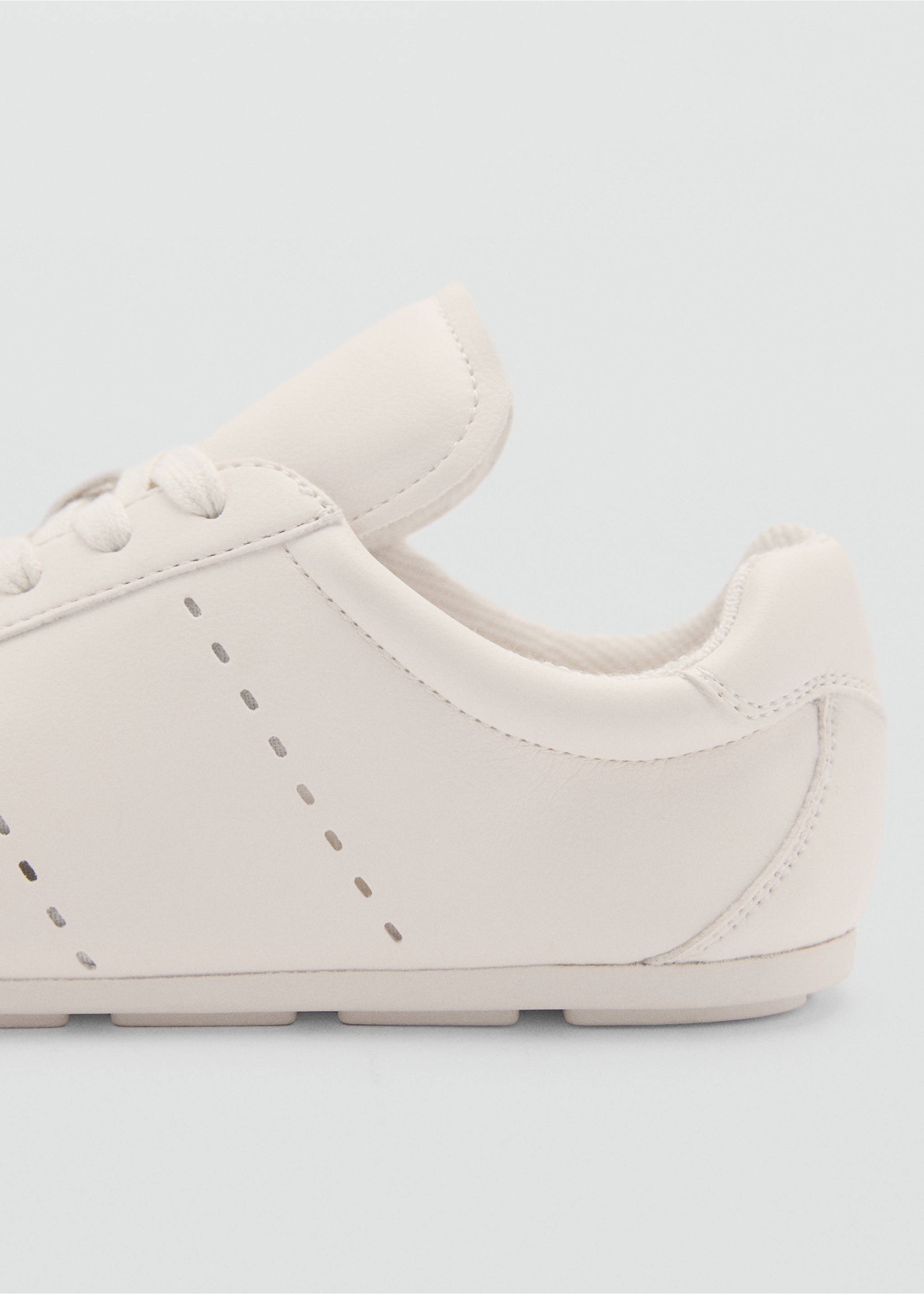 Lace-up sneakers - Details of the article 3, Beige. Ref: 77067928-00.