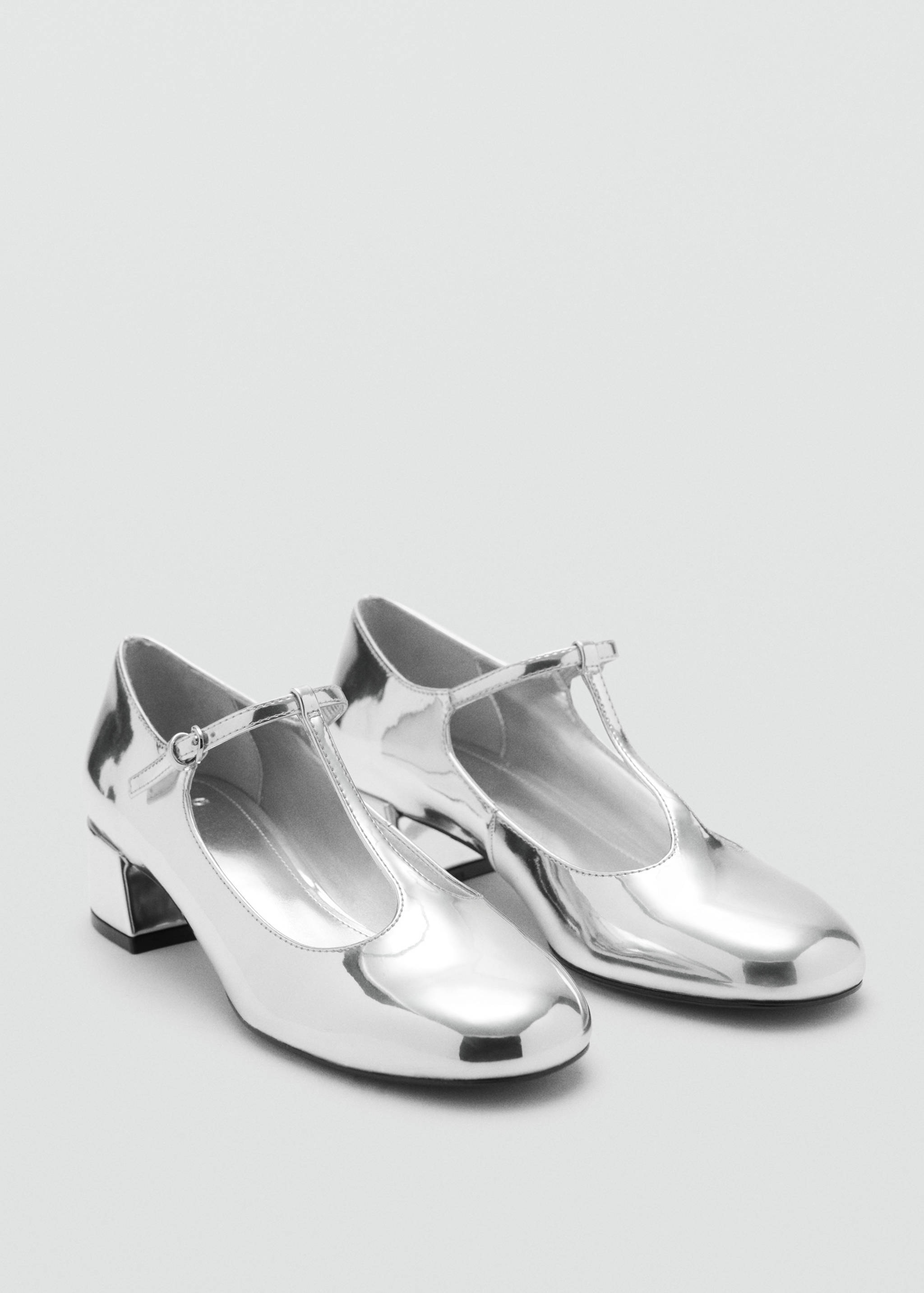 Metallic heel shoes - Medium plane