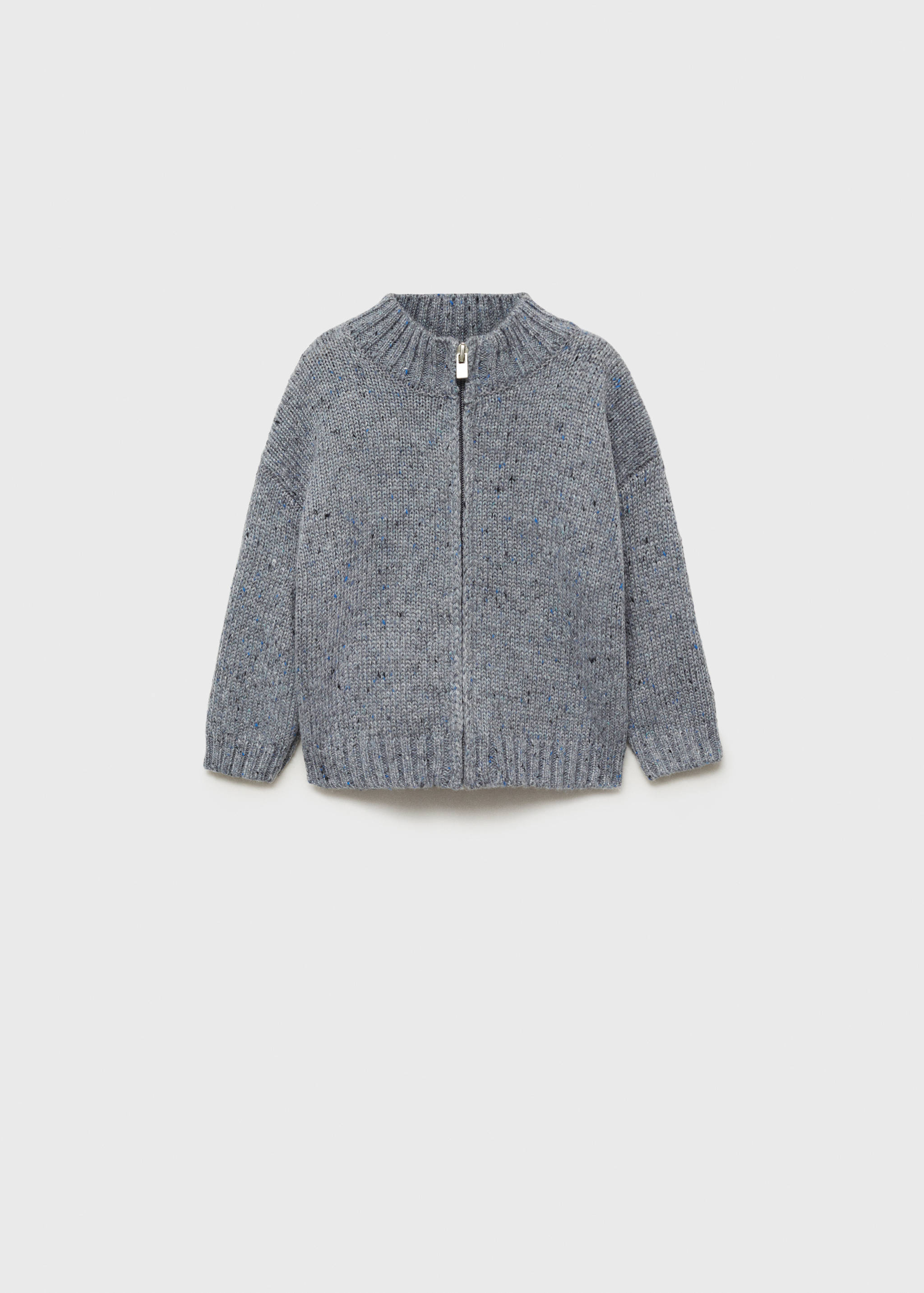 Gebreid vest met rits - Artikel zonder model