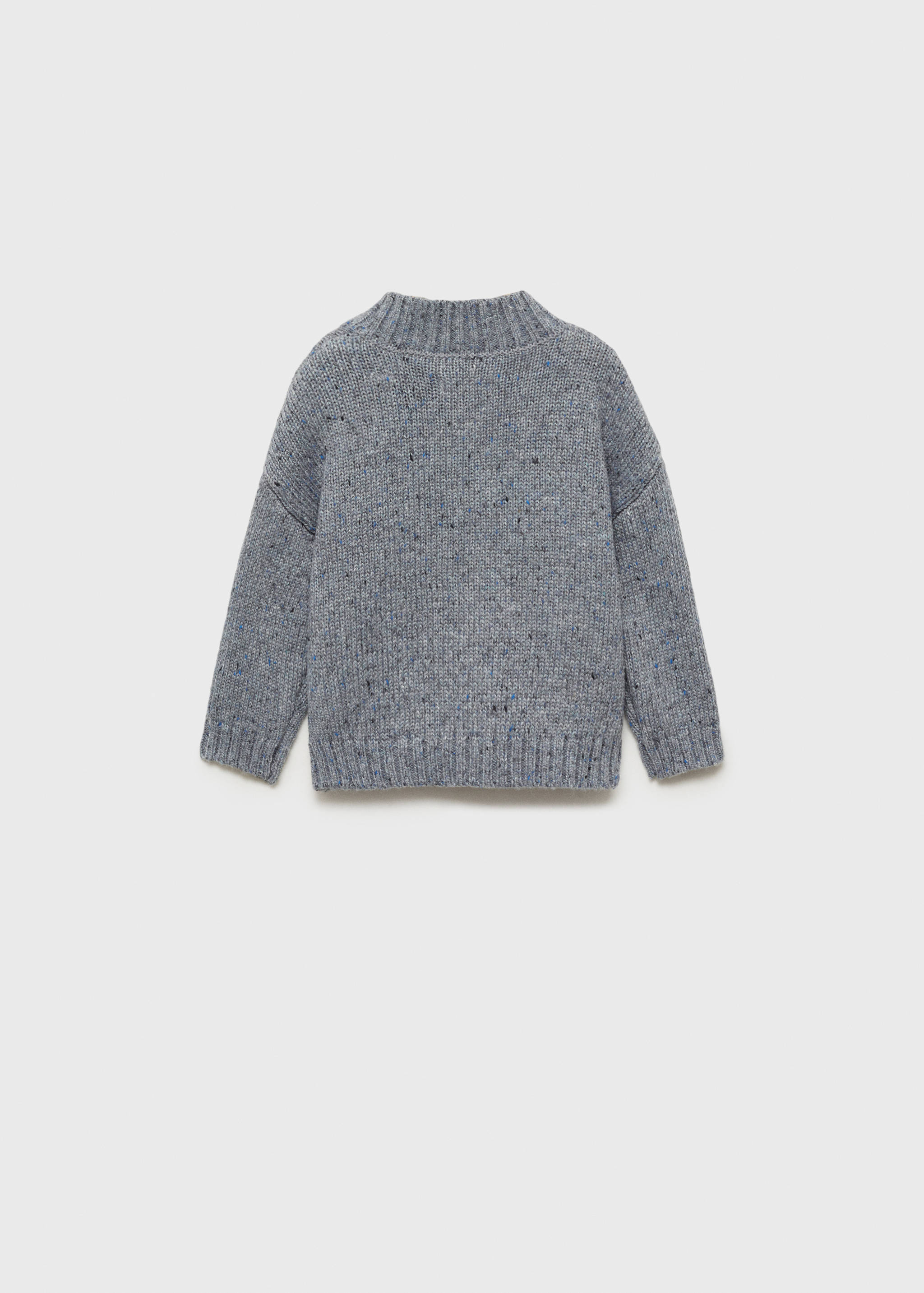 Gebreid vest met rits - Achterkant van het artikel