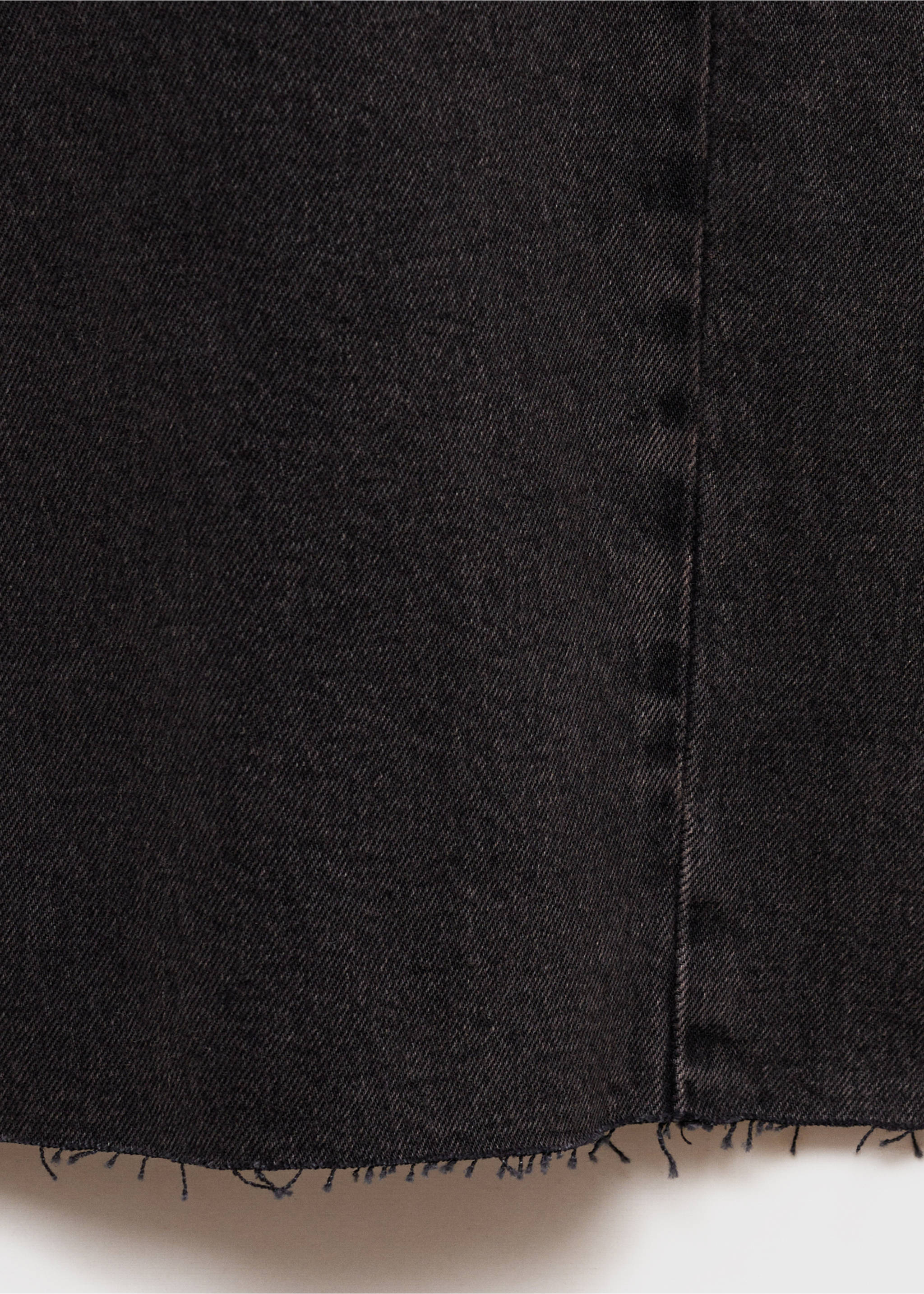 Jeans wideleg loose med lavt liv - Artikkeldetalj 8, Black denim. Ref: 77067937-00.