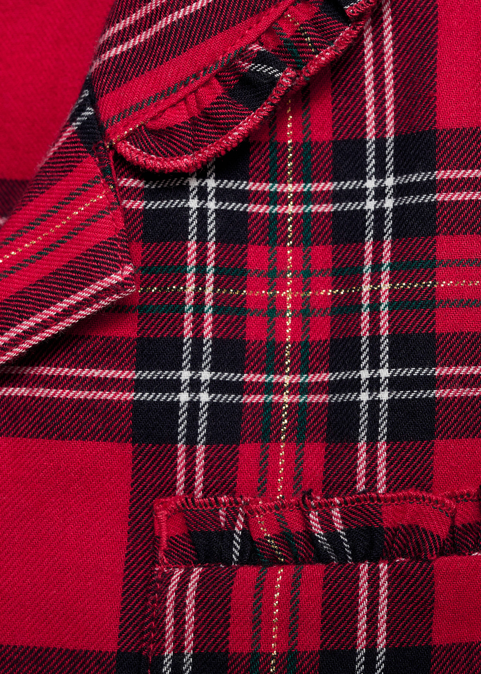 Pyjama long deux pièces carreaux - Détail de l'article 8