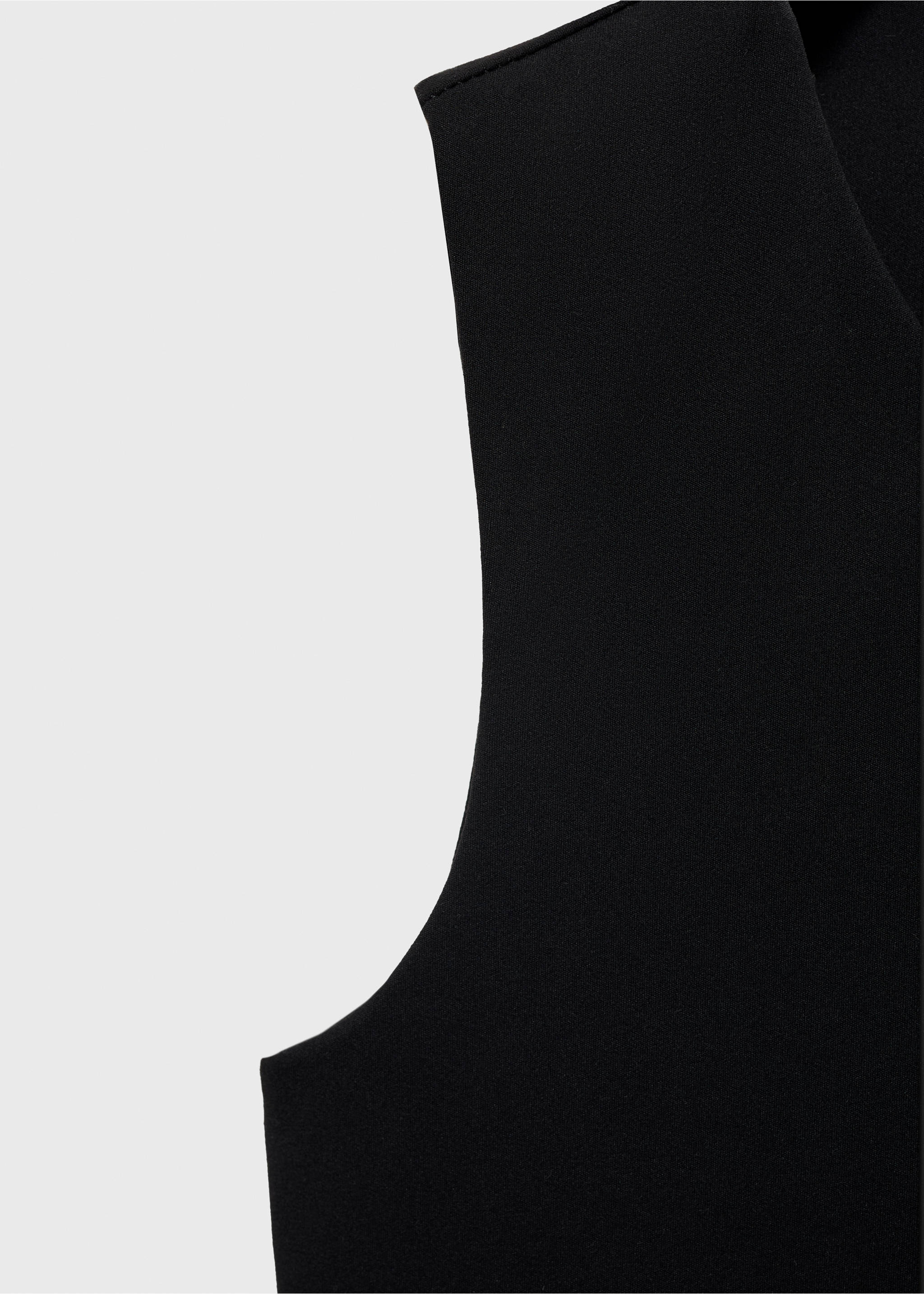 Asymmetrisches Top - Detail des Artikels 0, Schwarz. Ref: 77068272-00.