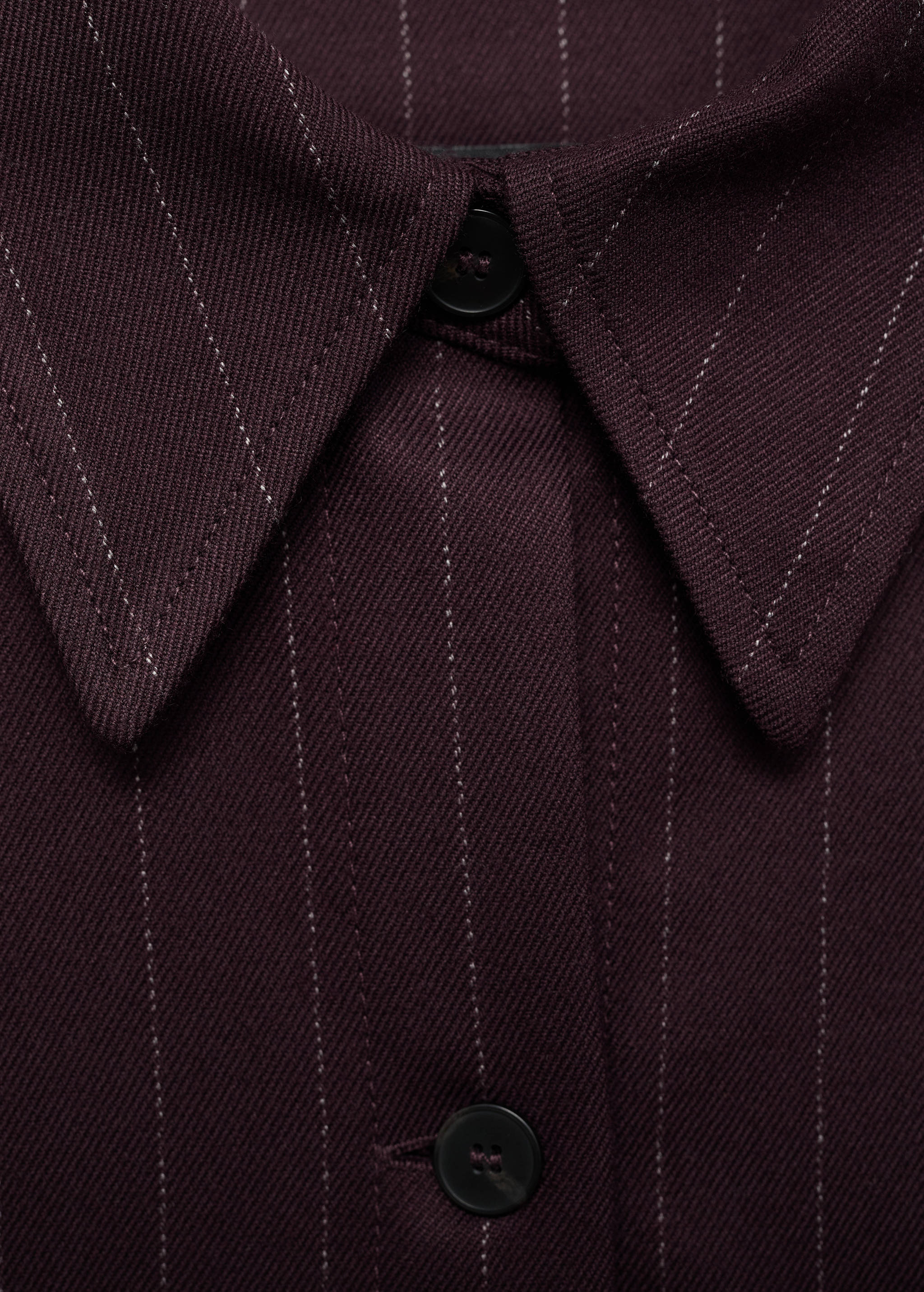 Pinstripe overshirt - Details of the article 0