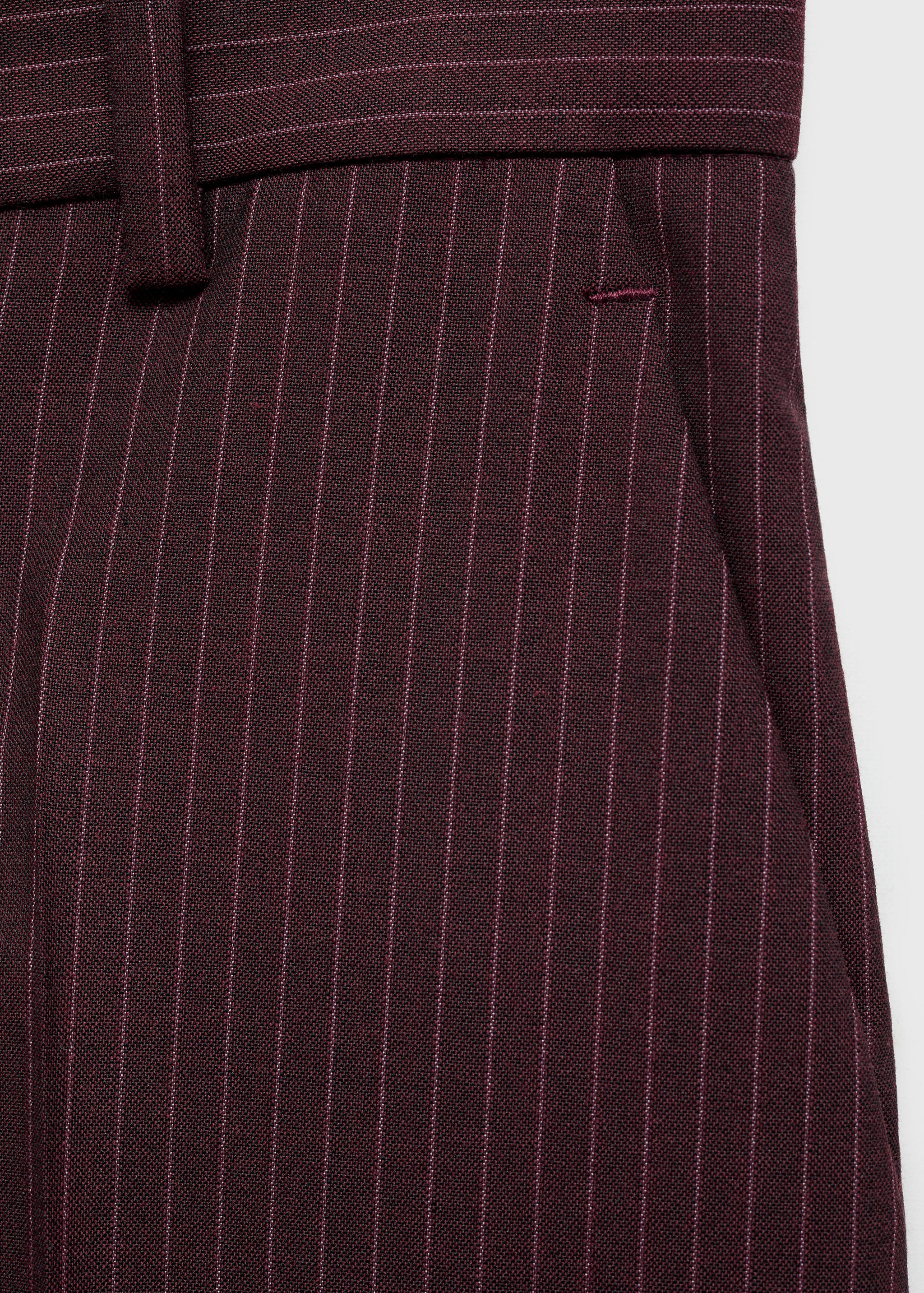 Pinstripe suit trousers - Details of the article 0