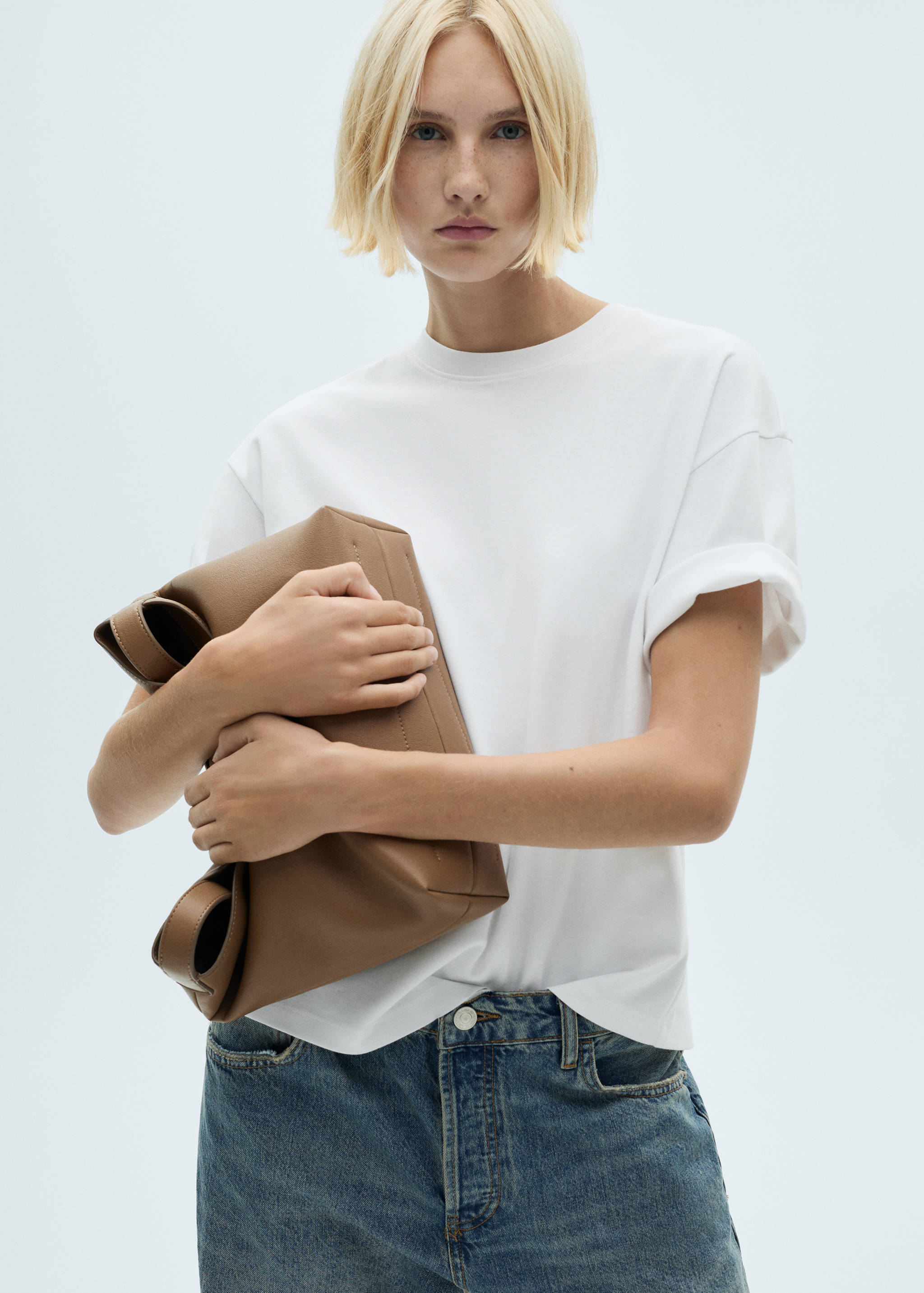 100% cotton oversized t-shirt - Medium plane