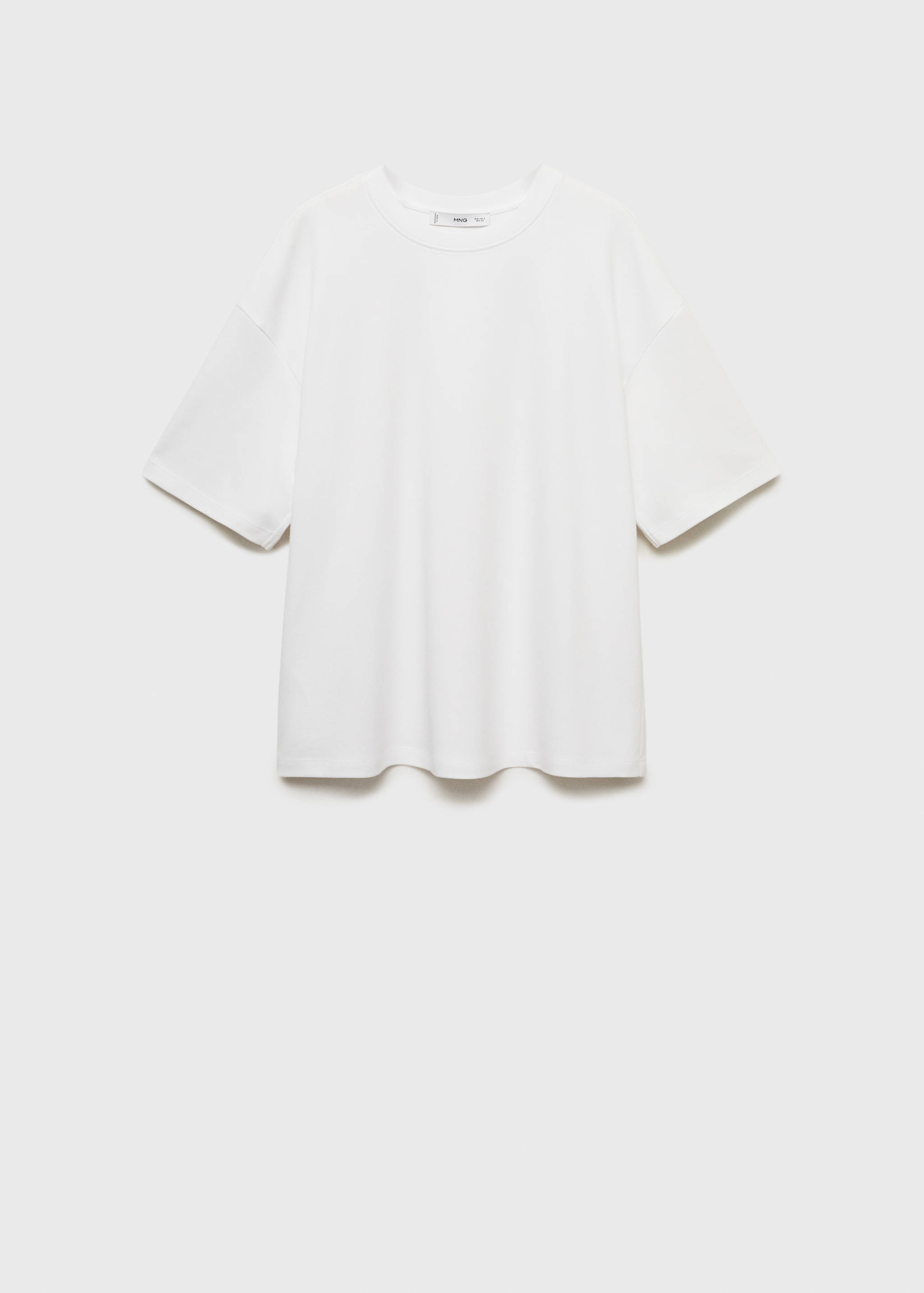 100% cotton oversized t-shirt - Article without model